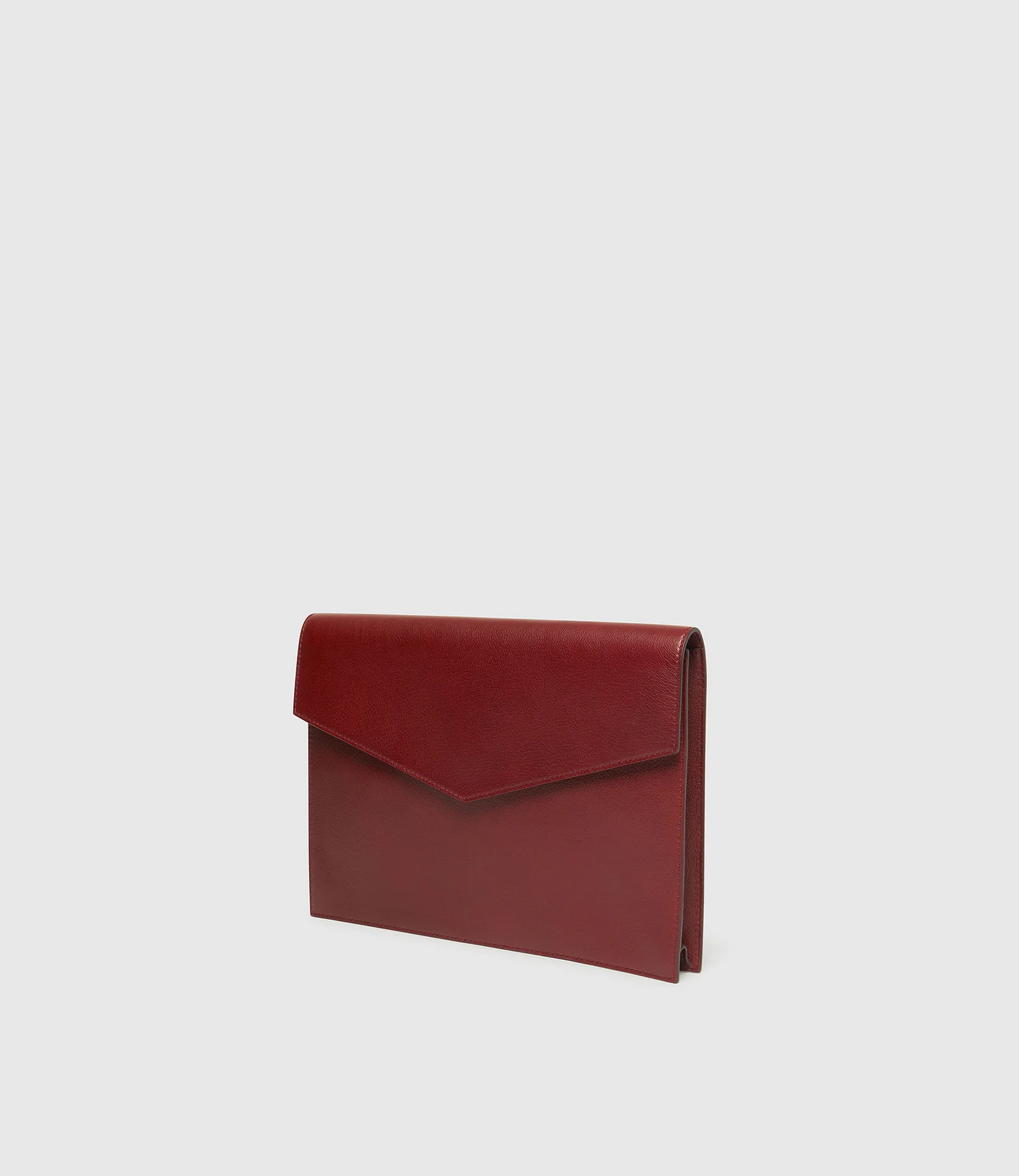 Air Mail x Métier Single Document Folio Buffalo Dark Cherry - Image 3