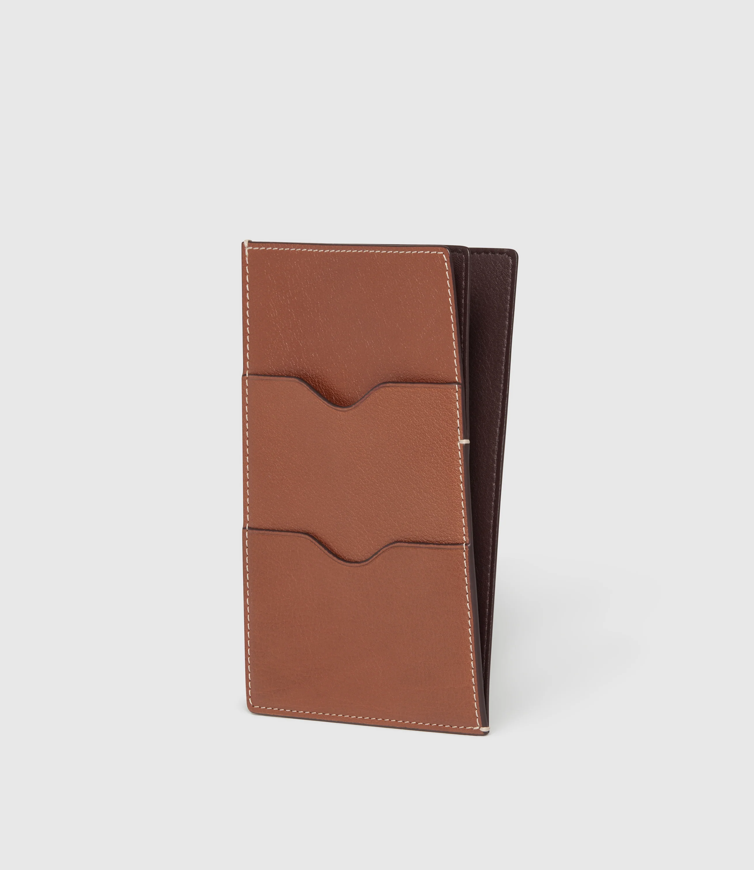 Air Mail x Métier Thin Travel Wallet Buffalo Cognac - Image 3