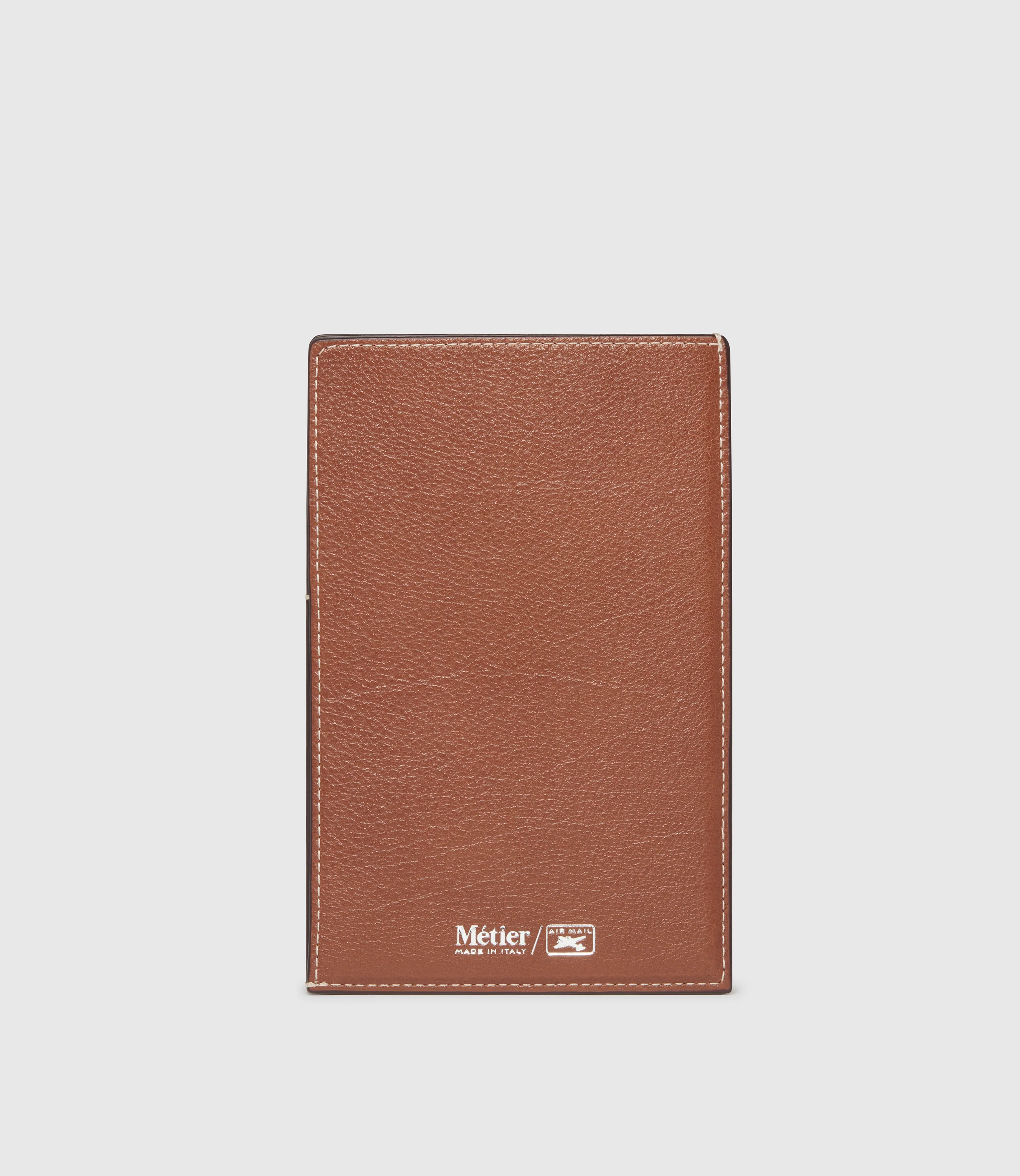 Air Mail x Métier Thin Travel Wallet Buffalo Cognac - Image 4