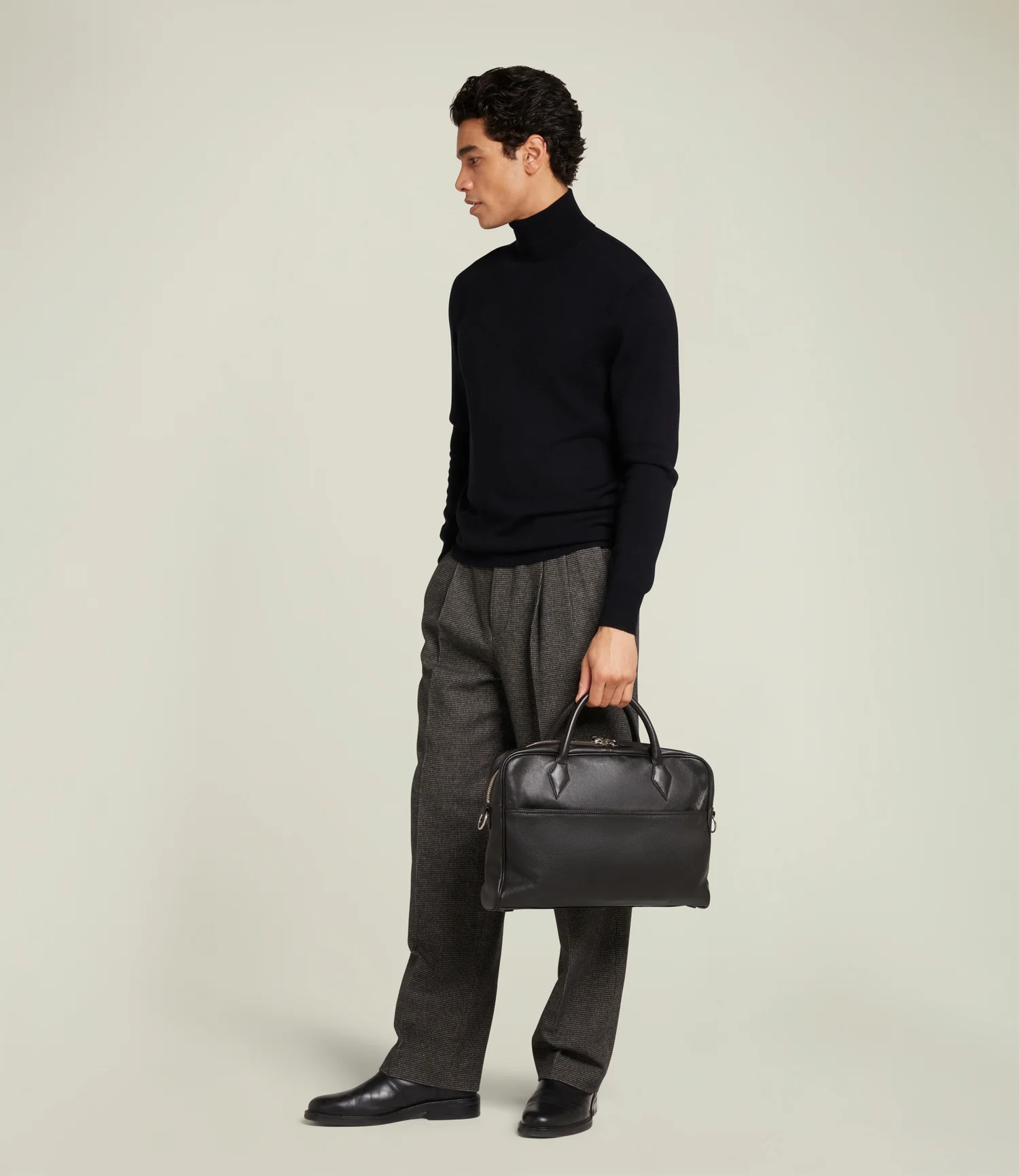 Closer Slim Briefcase Buffalo Cacao - Image 4