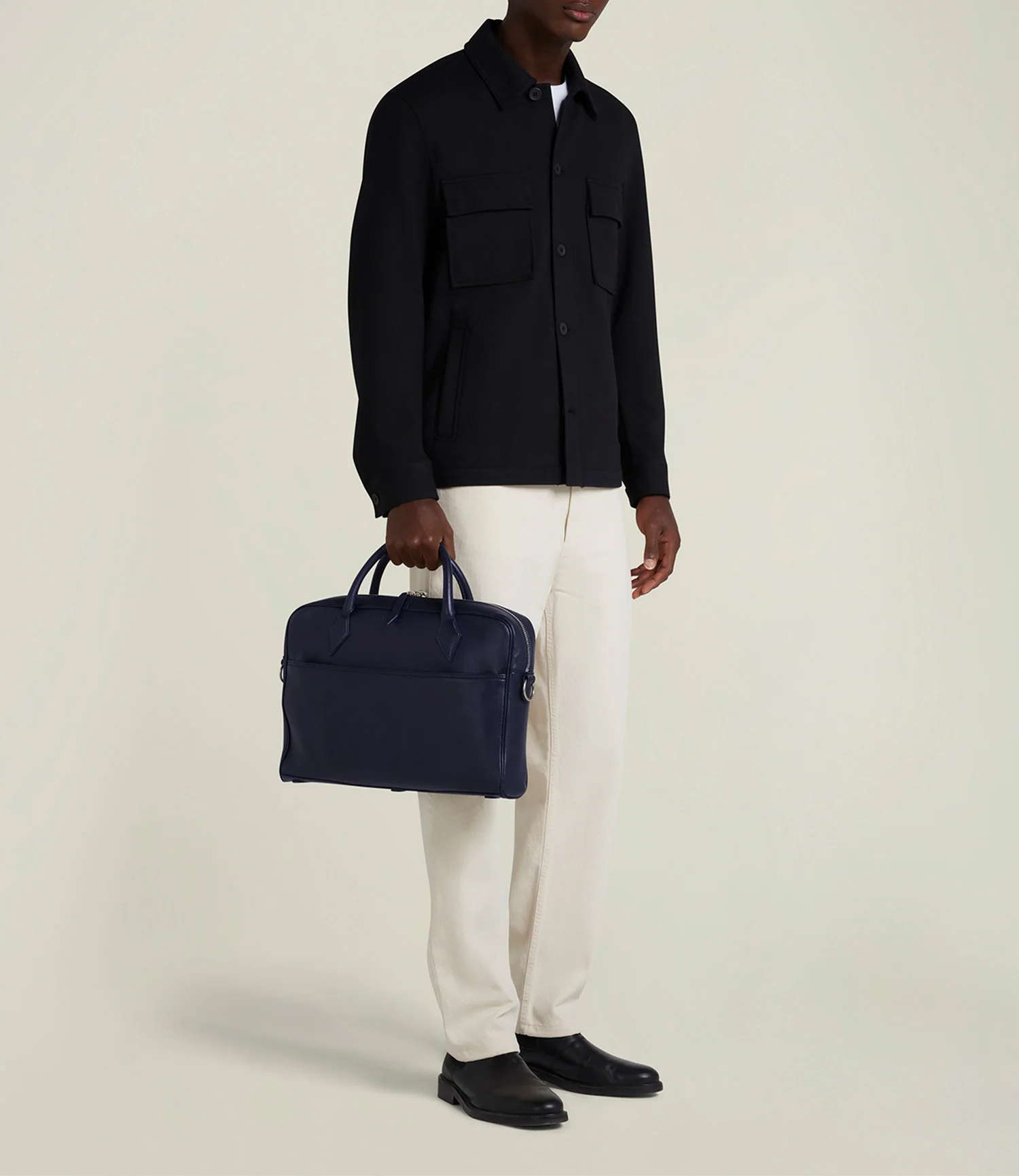 Closer Slim Buffalo Navy - Image 4