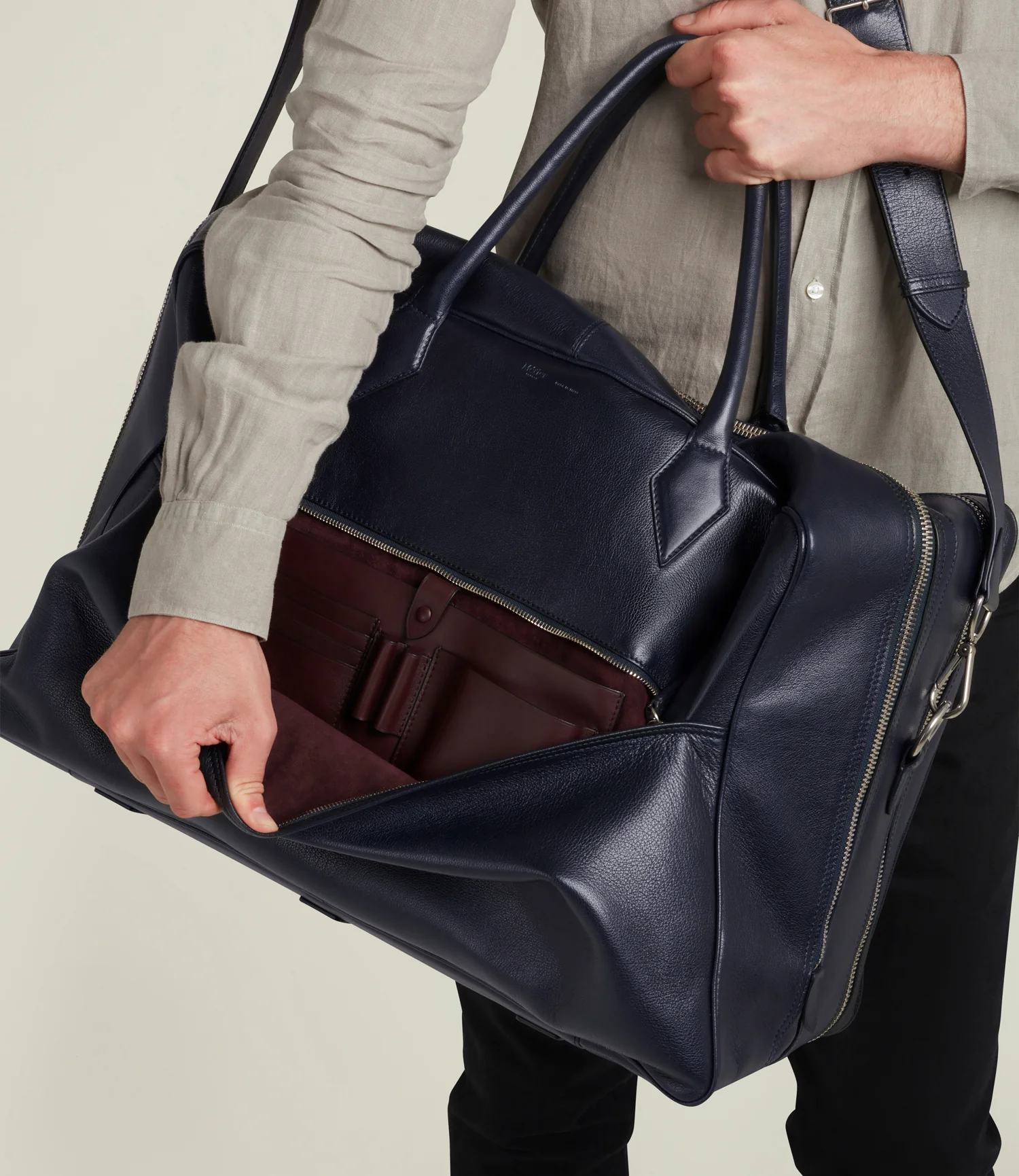 Closer Weekend Bag Buffalo Deep Navy - Image 6