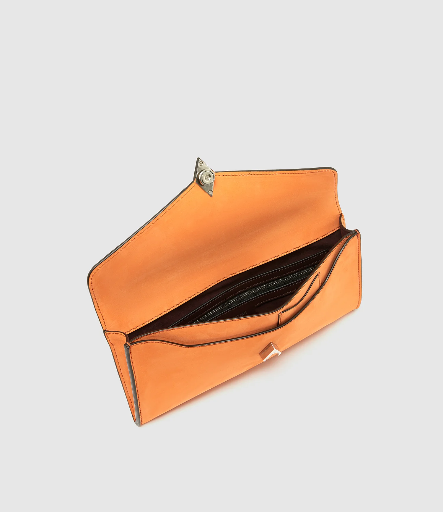 Edge Clutch Nubuck Tangerine - Image 3