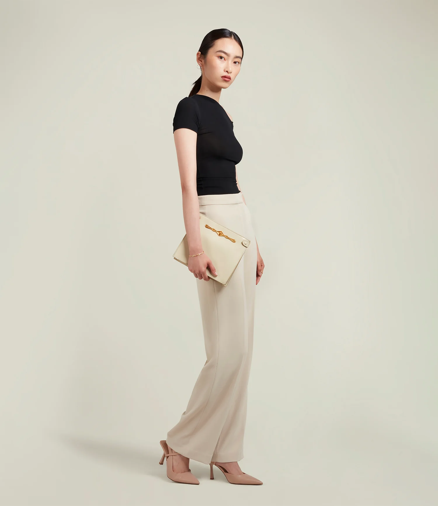 Fernando Jorge | Métier Stowaway Glossy Calfskin White Sand - Image 5