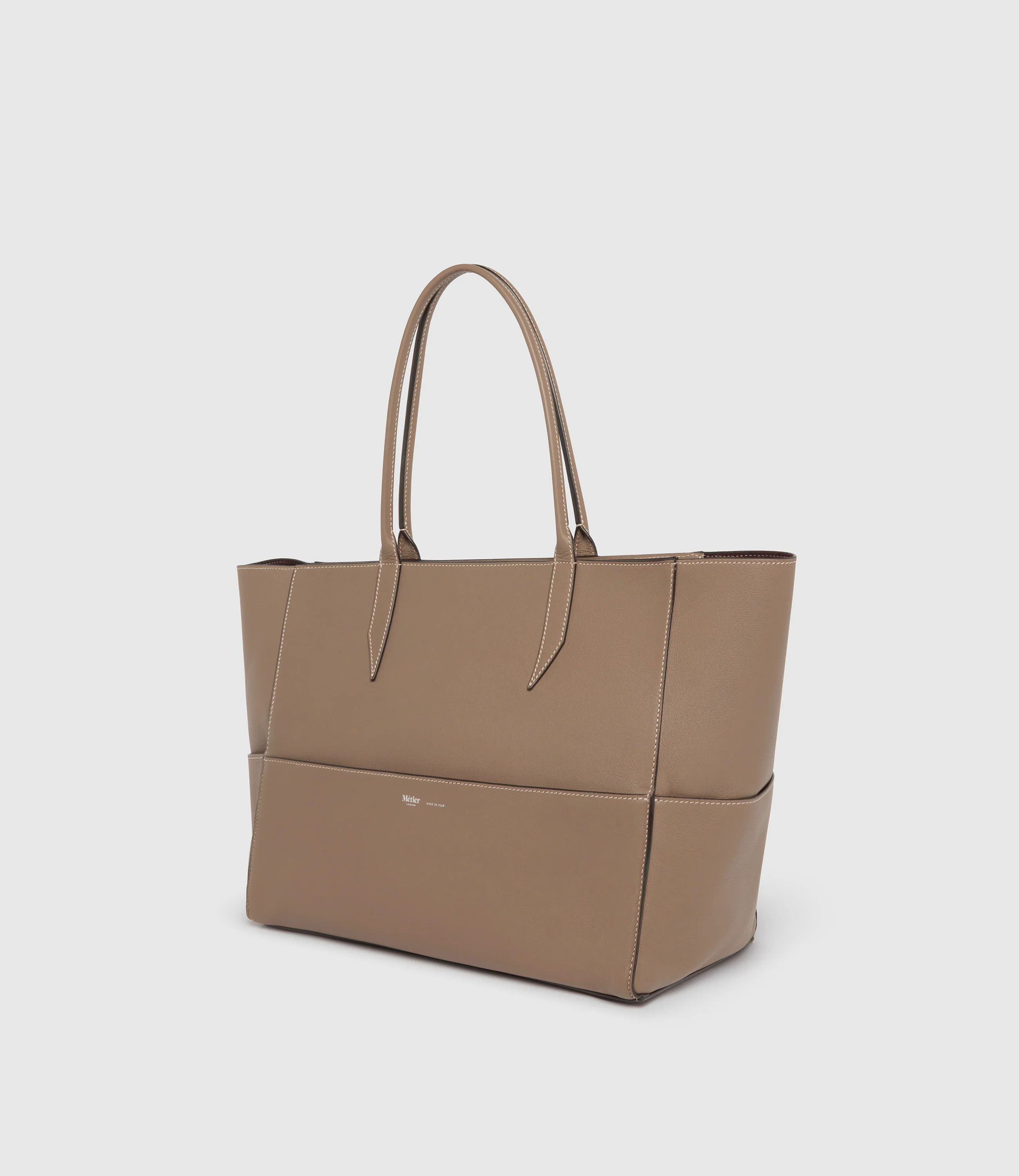 Incognito 36 Cabas Bag Smooth Calfskin Taupe - Image 2