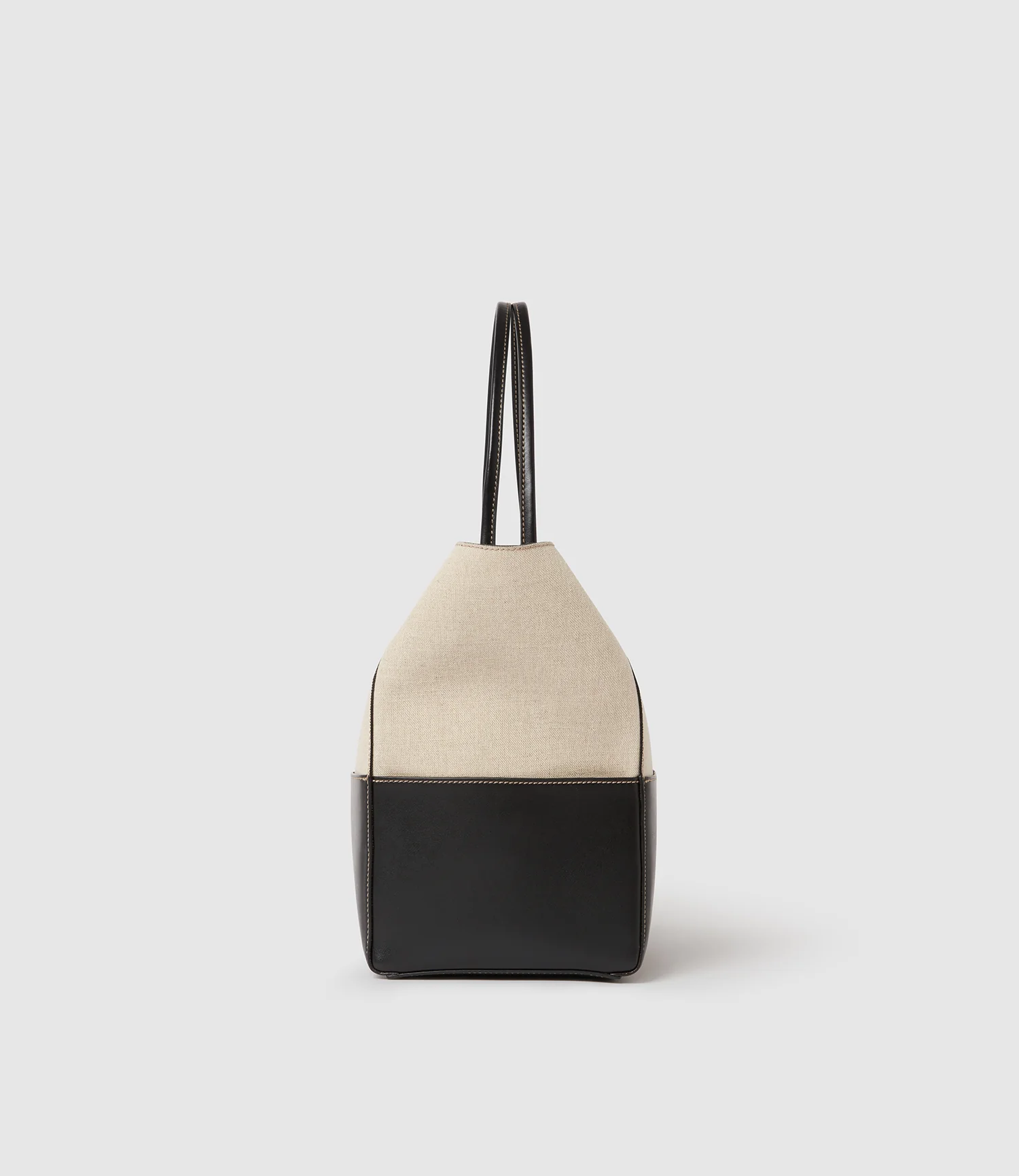 Incognito 36 Cabas Linen with Apple Leather Black - Image 3