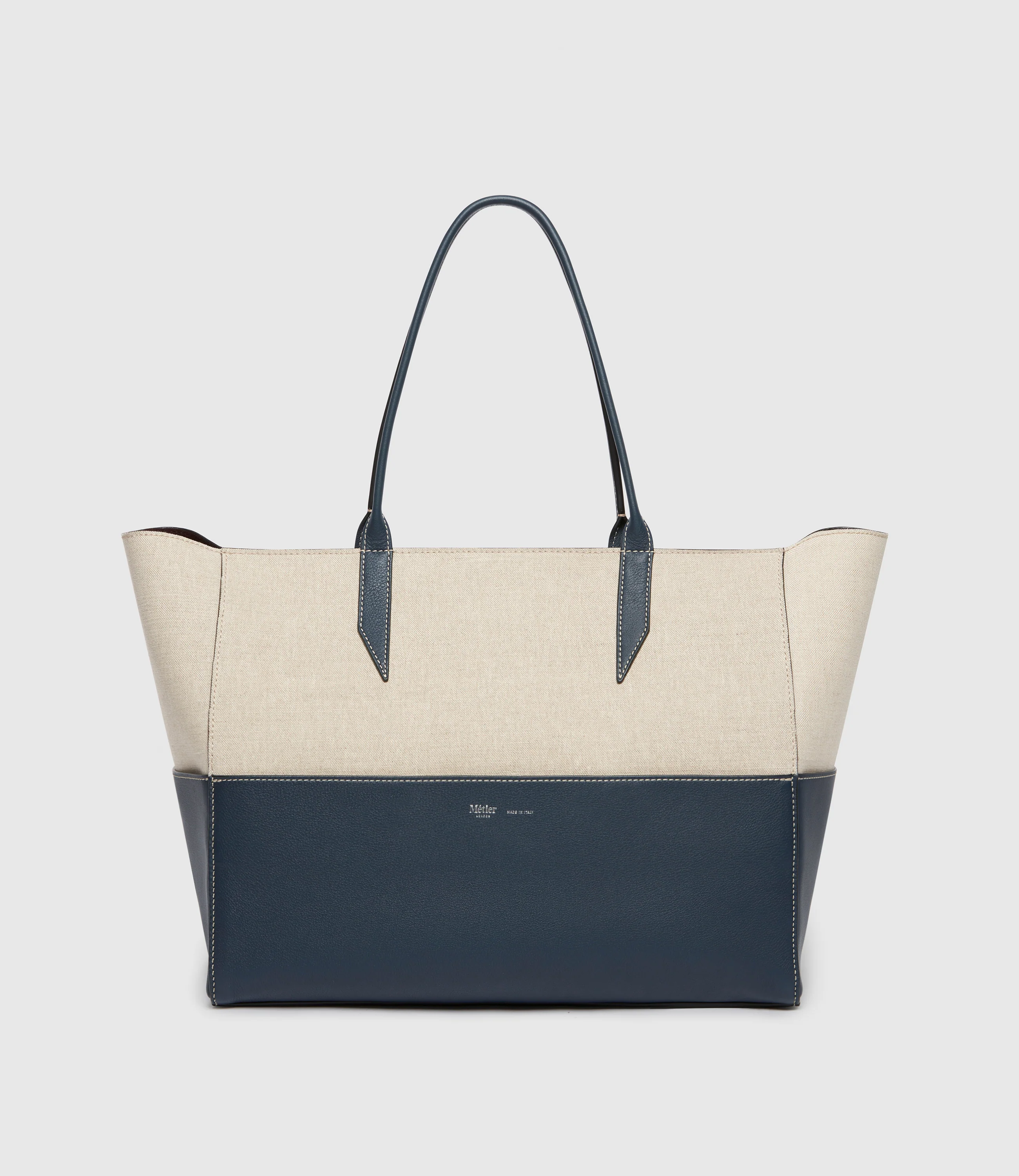 Incognito 36 Cabas Natural Linen Navy