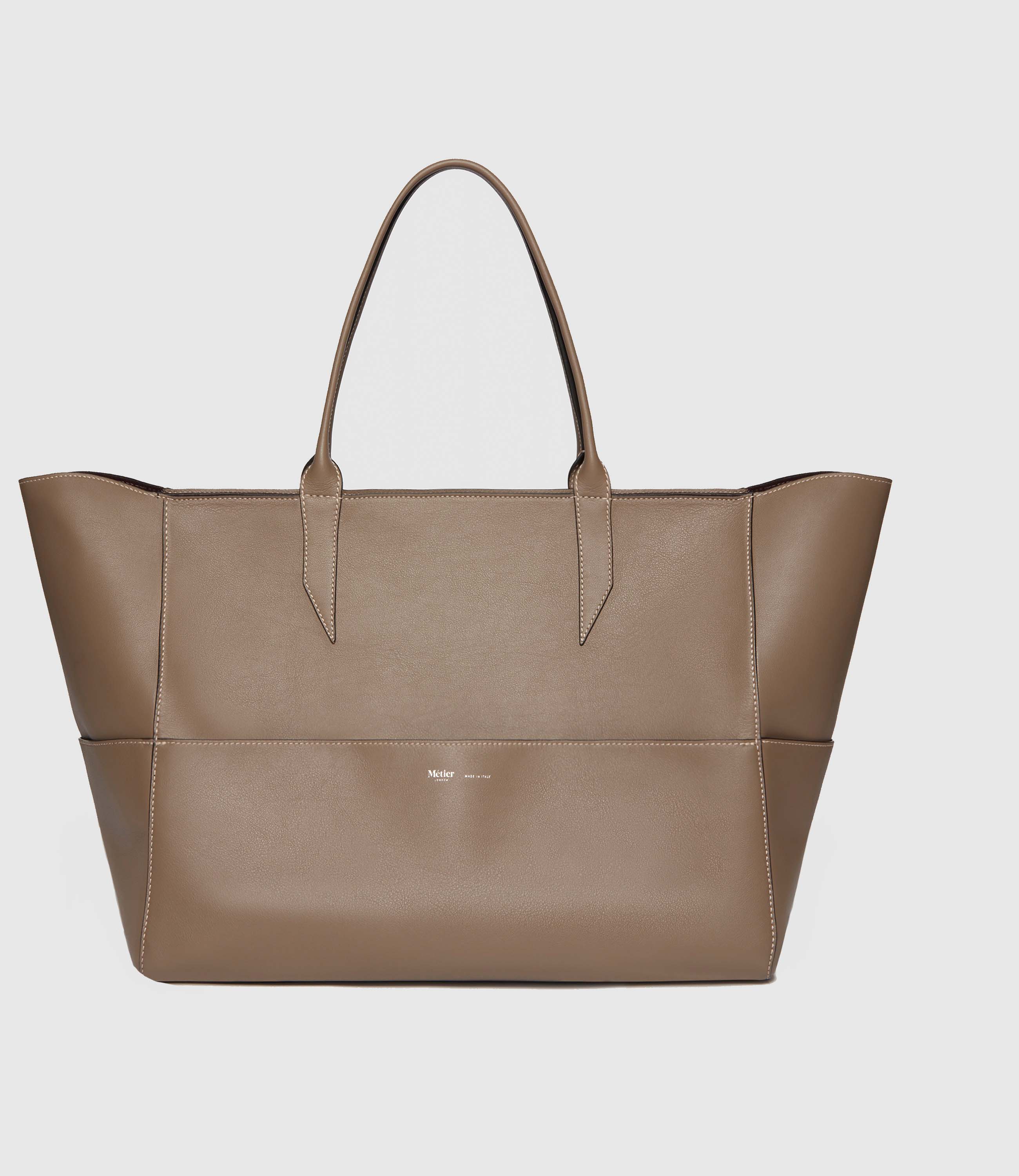Incognito 42 Cabas Bag Smooth Calfskin Taupe