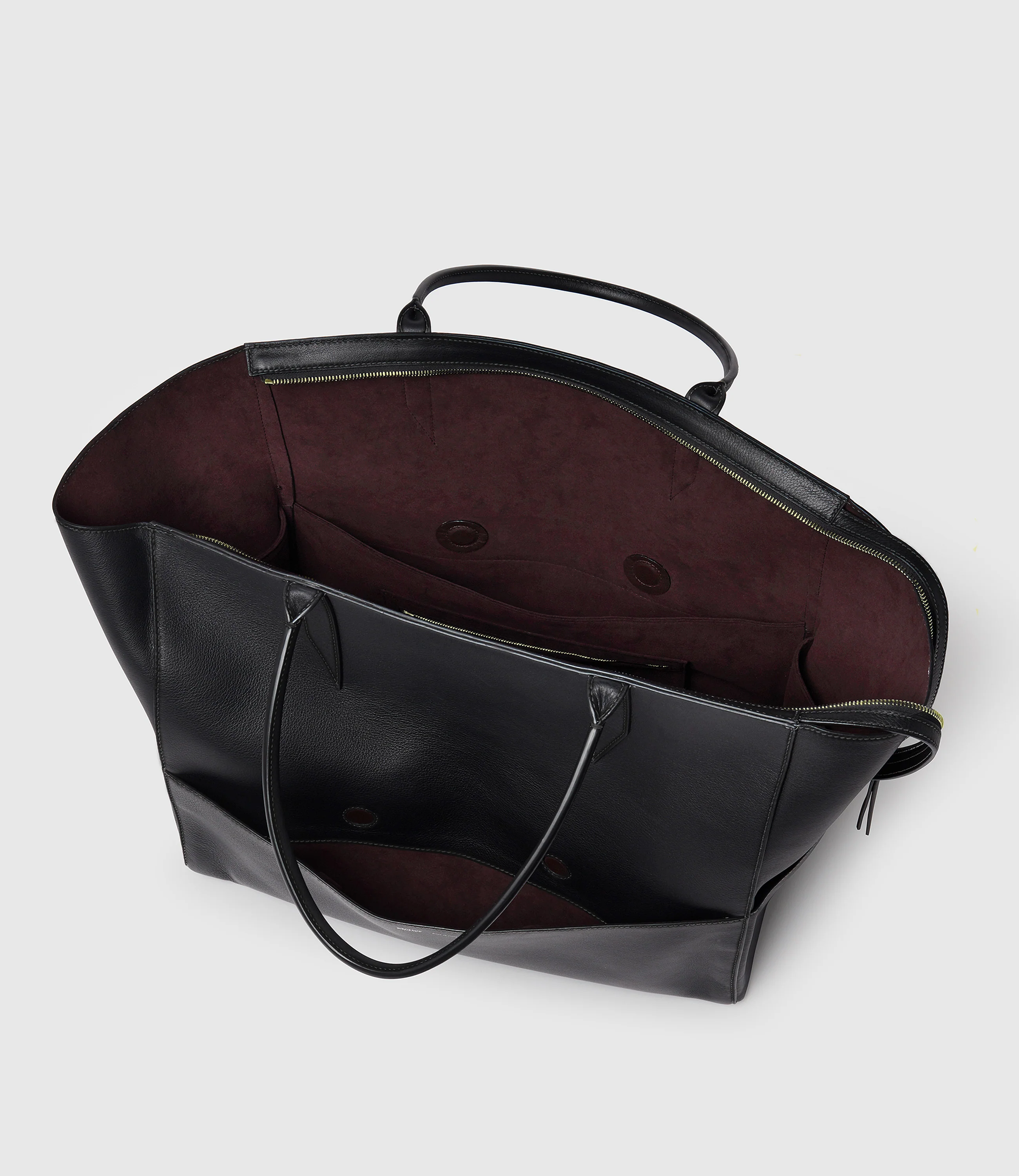Incognito 42 Cabas Bag Smooth Calfskin Black - Image 3
