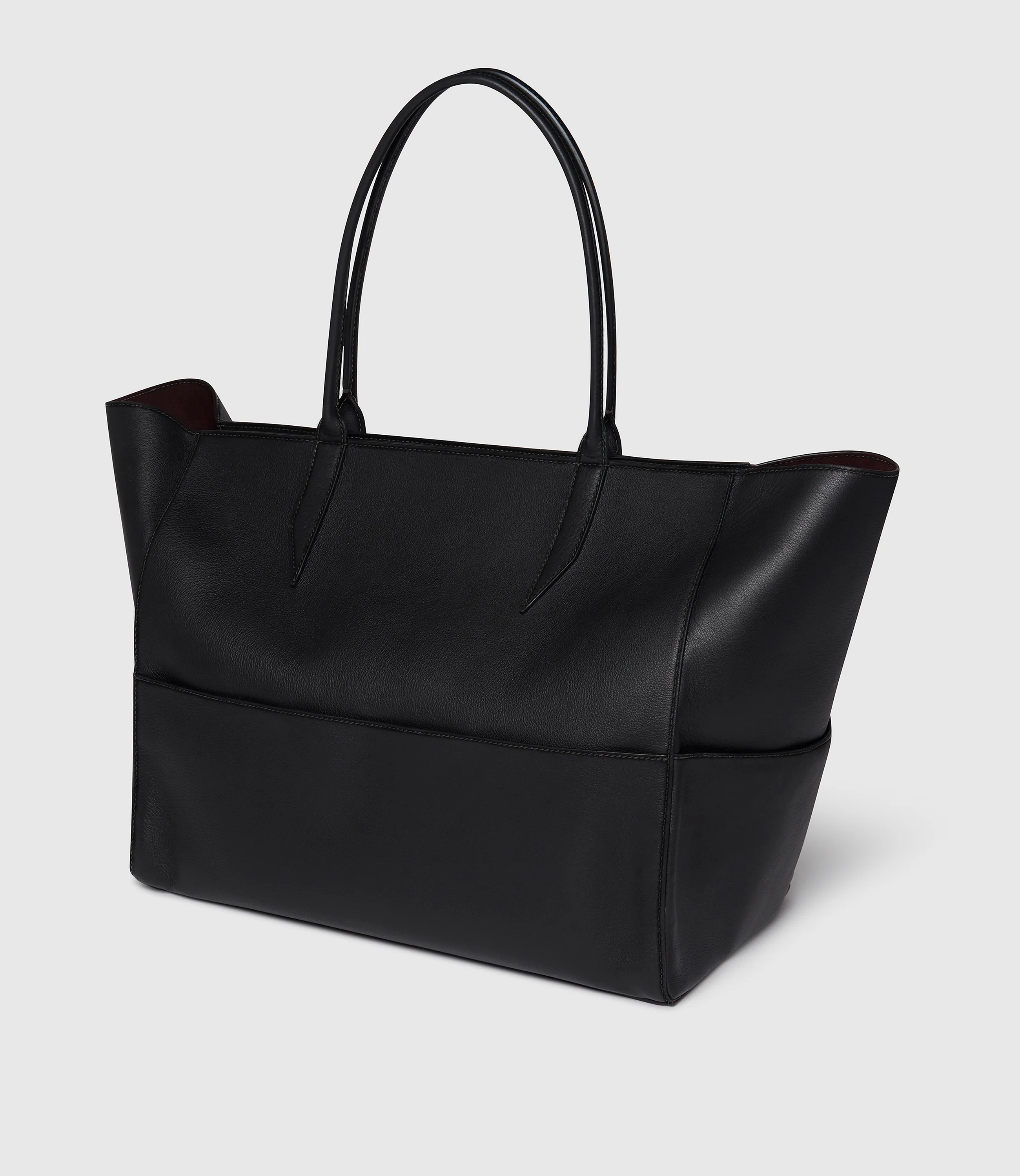 Incognito 42 Cabas Bag Smooth Calfskin Black - Image 4
