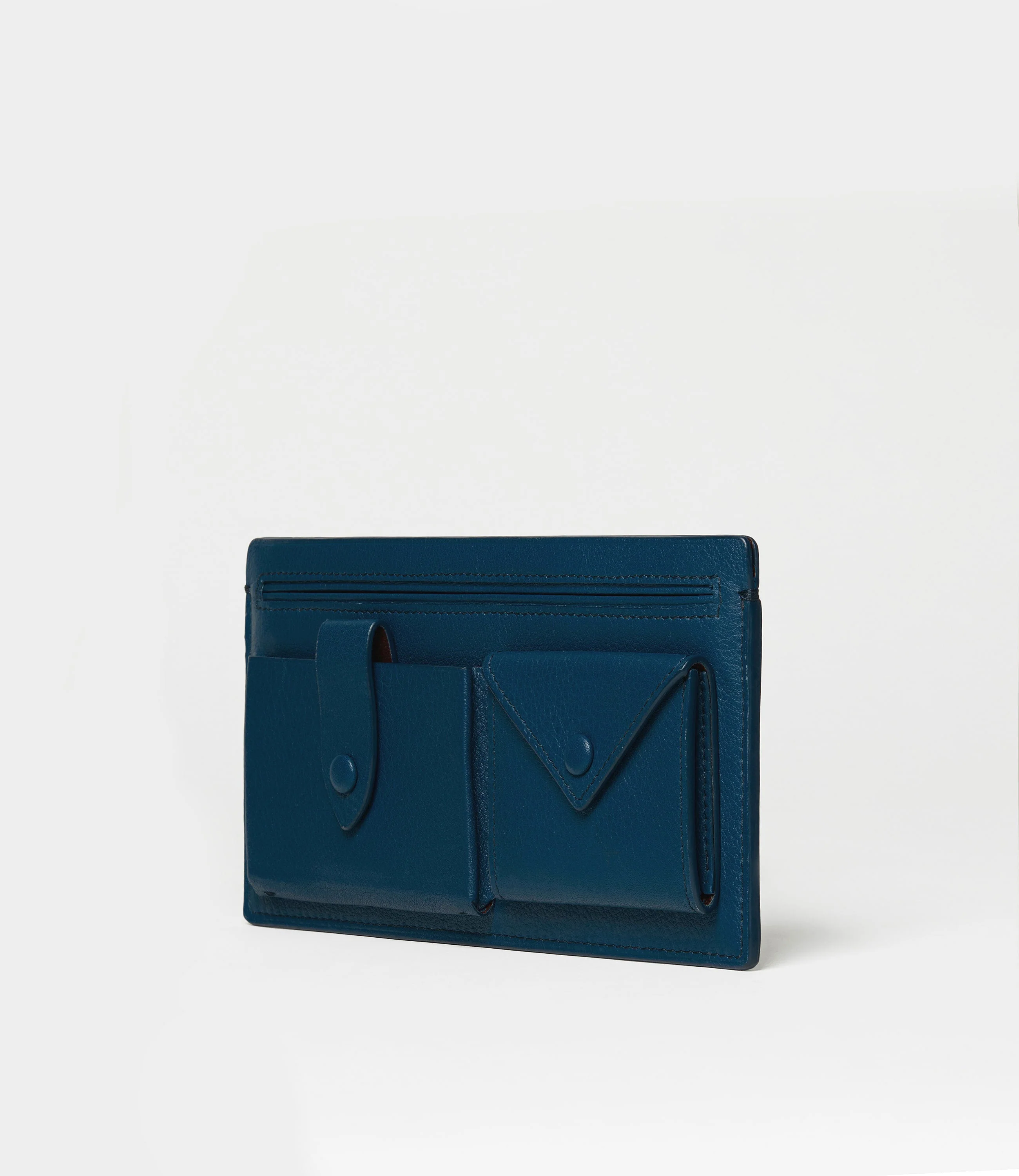 Inside Out Wallet Smooth Calfskin Storm - Image 2