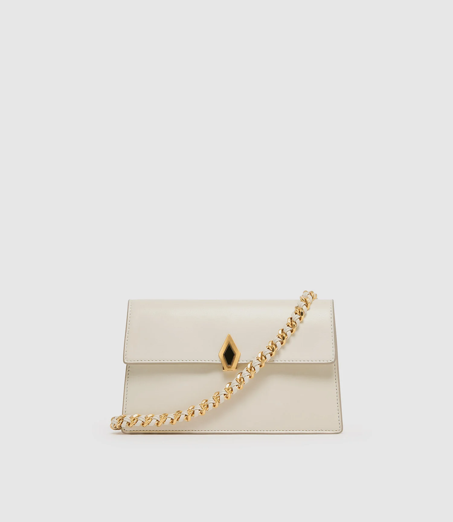 Large Chain Strap Buttery Nappa Crème with Gold Hardware - Image 3