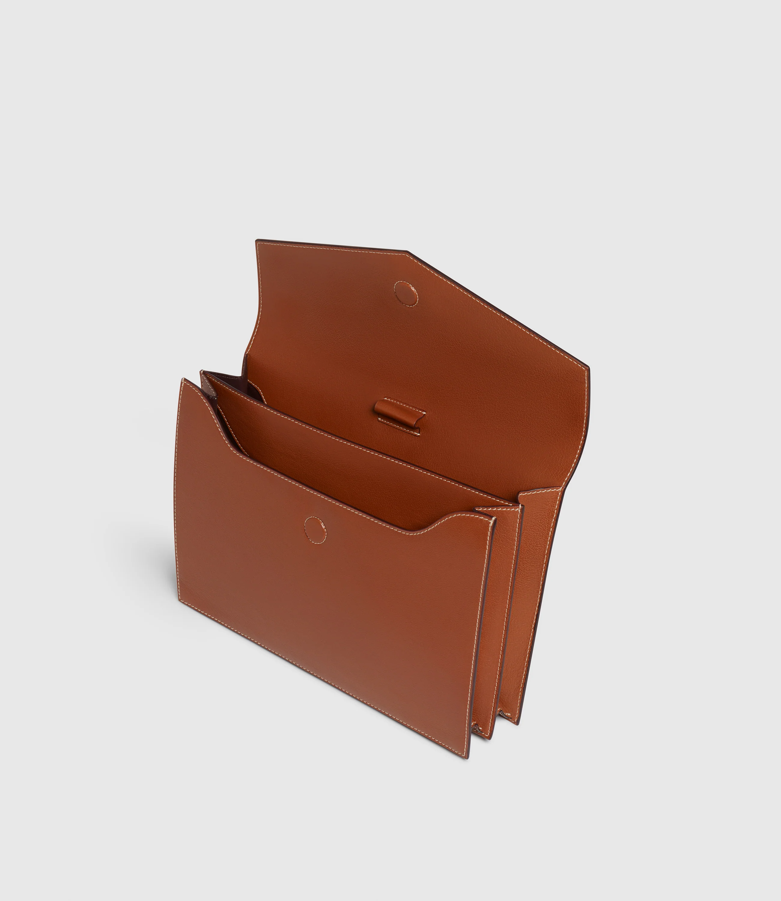 Double Document Folio Buffalo Cognac - Image 3