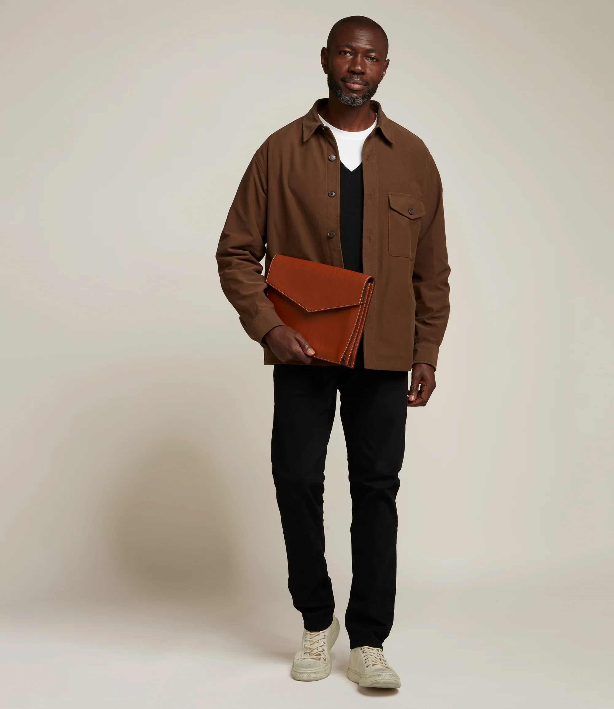Double Document Folio Buffalo Cognac - Image 5