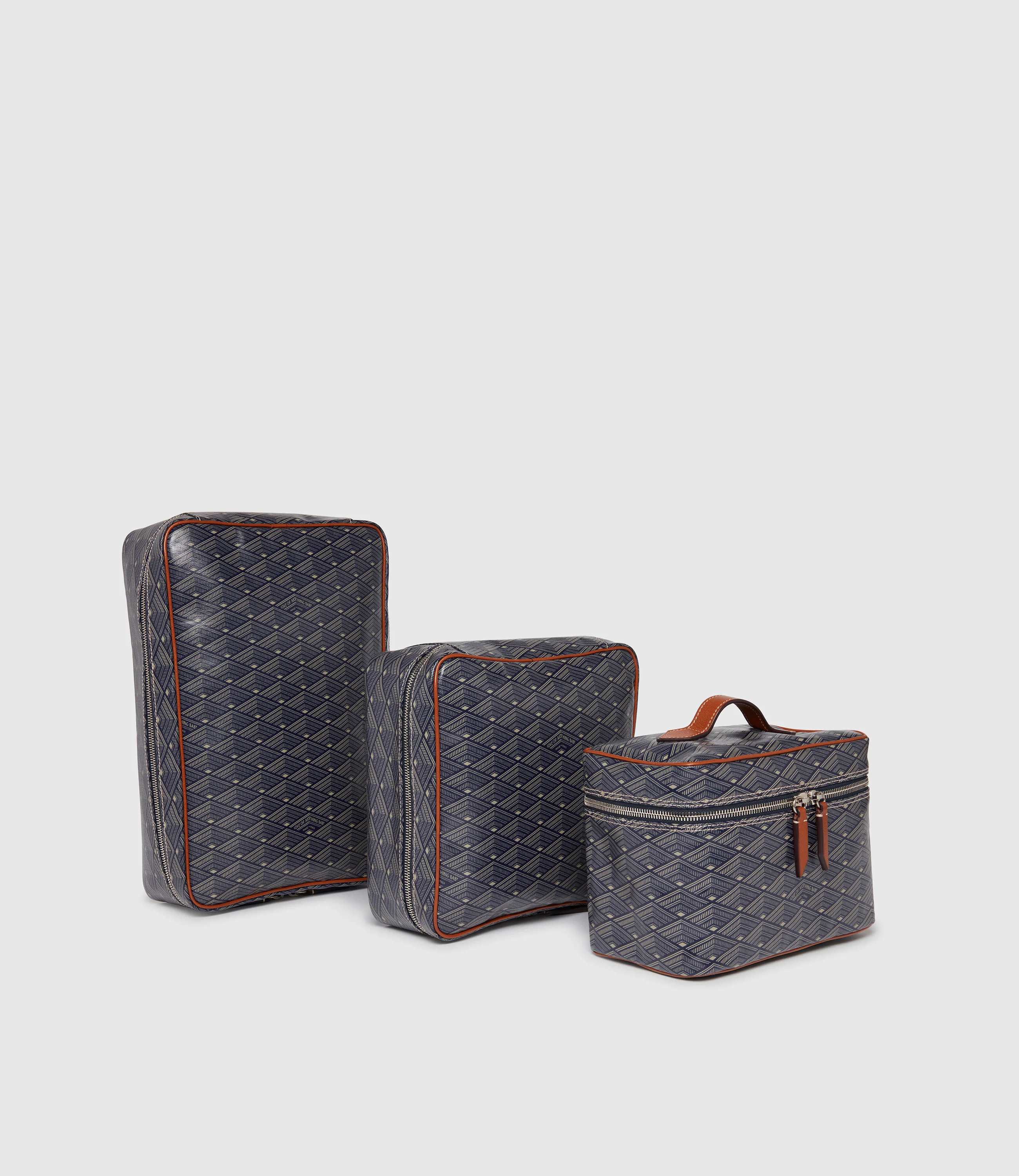 Large Travel Organiser Signature Canvas Navy - Image 5