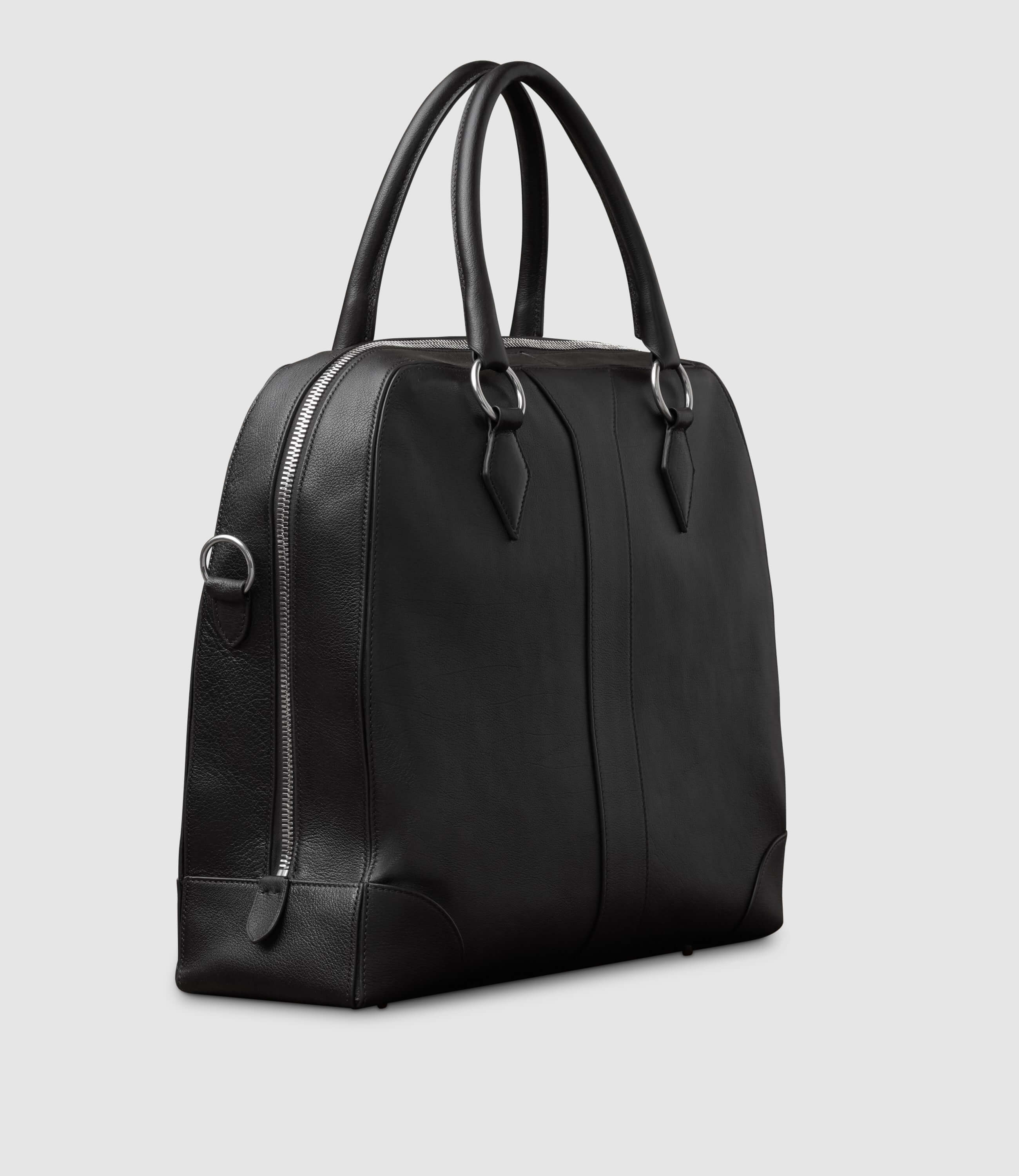 Le Petit Voyage Overnight Briefcase Buffalo Black - Image 2