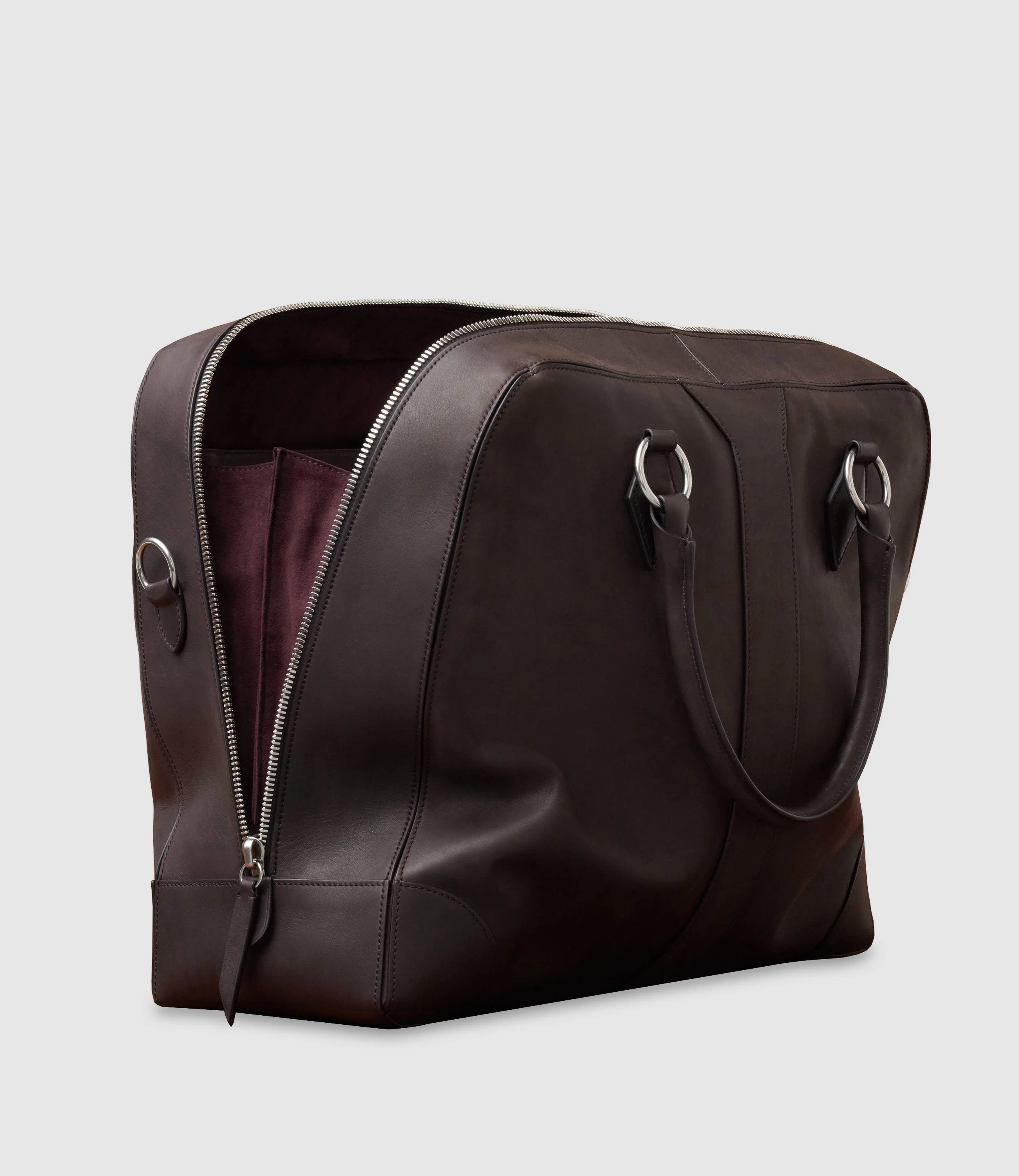 Le Voyage Two to Three Night Bag Natural Calfskin Cafe - Image 3