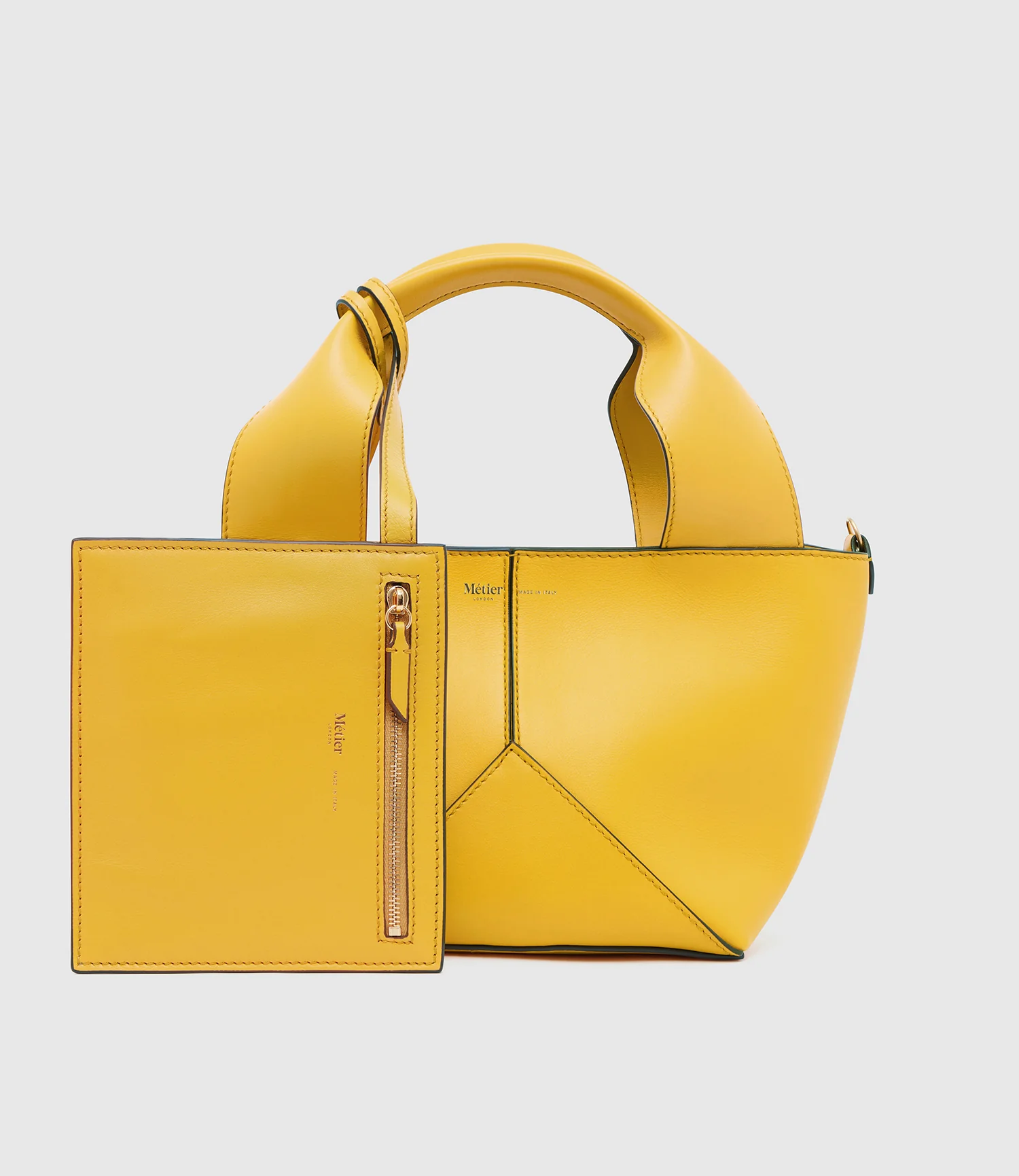 Market Mini Nappa Plongé Calfskin Izamal Yellow - Image 2