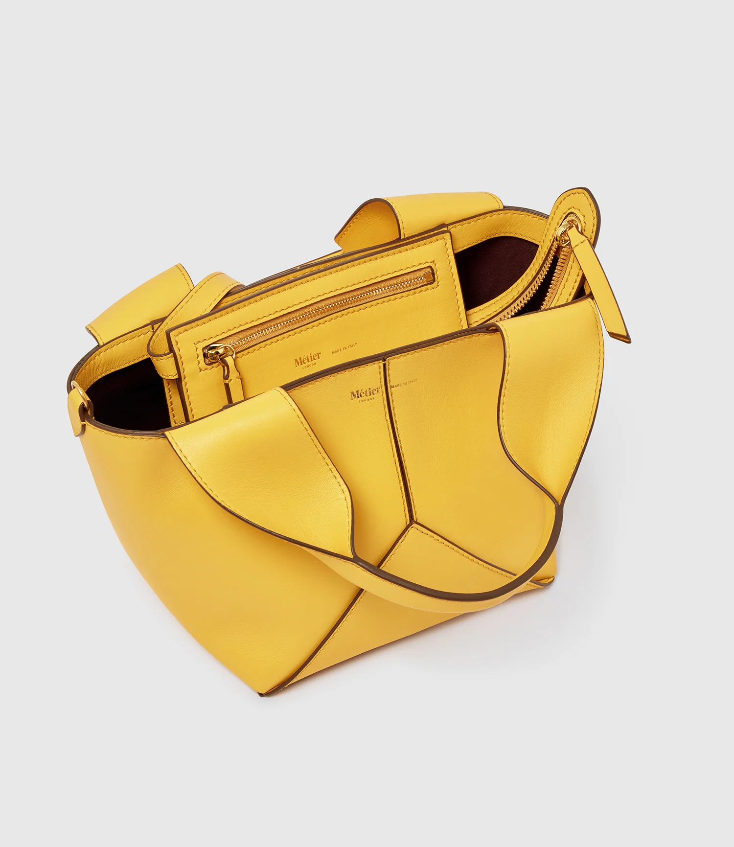 Market Mini Nappa Plongé Calfskin Izamal Yellow - Image 3
