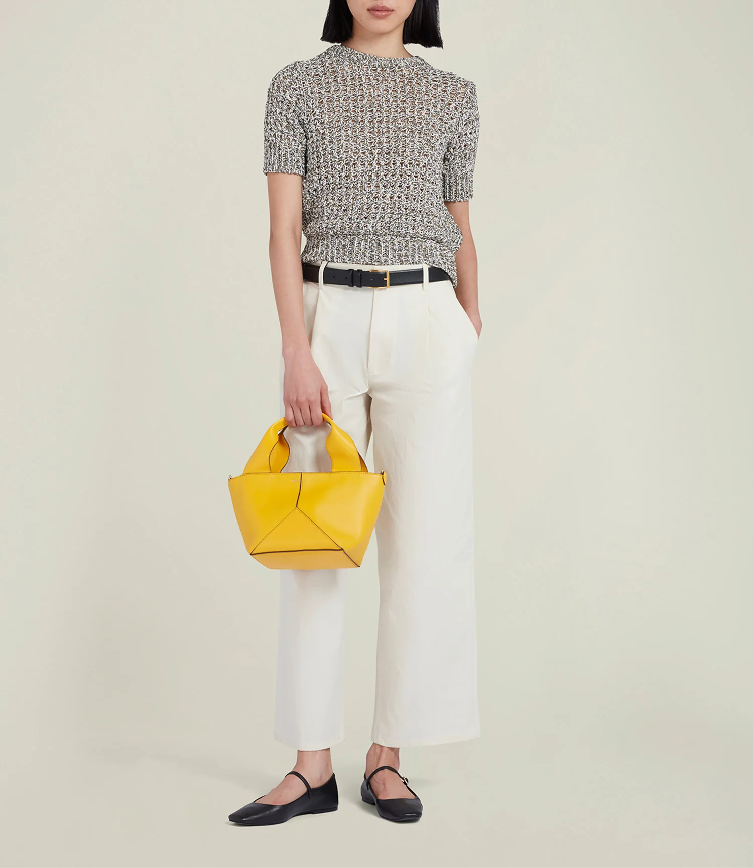 Market Mini Nappa Plongé Calfskin Izamal Yellow - Image 5