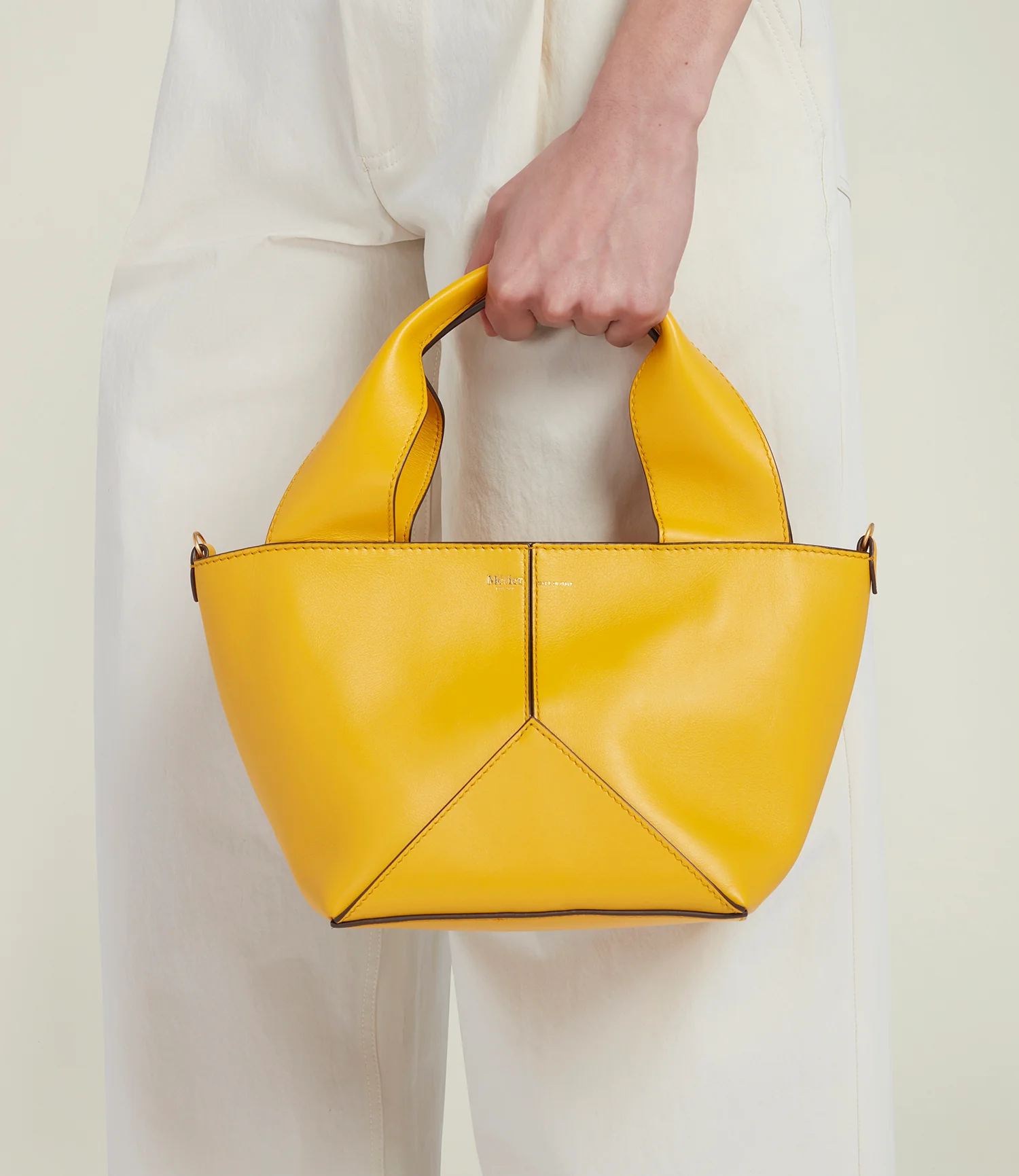 Market Mini Nappa Plongé Calfskin Izamal Yellow - Image 6
