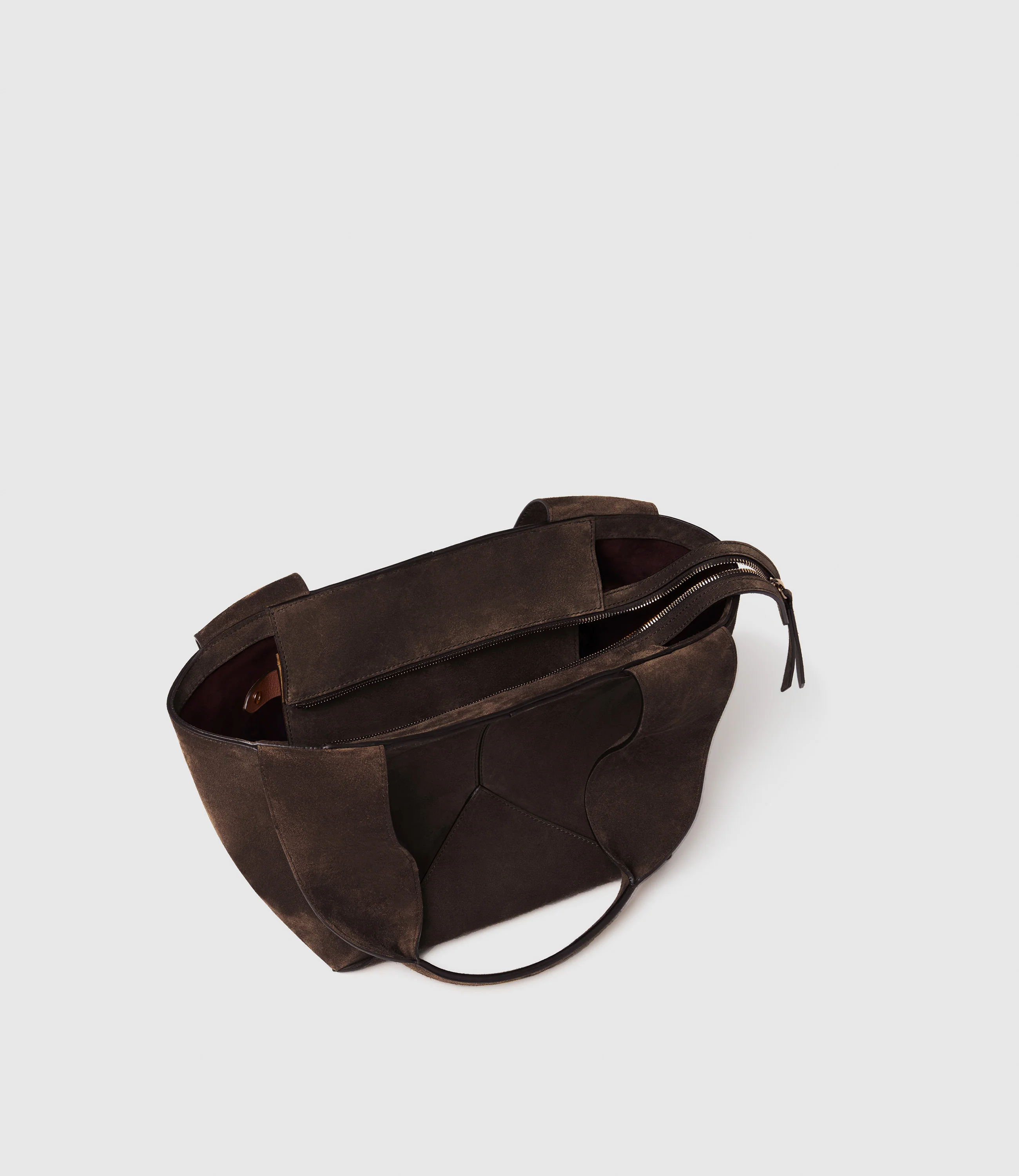 Market Small Suede Chocolate - Image 3