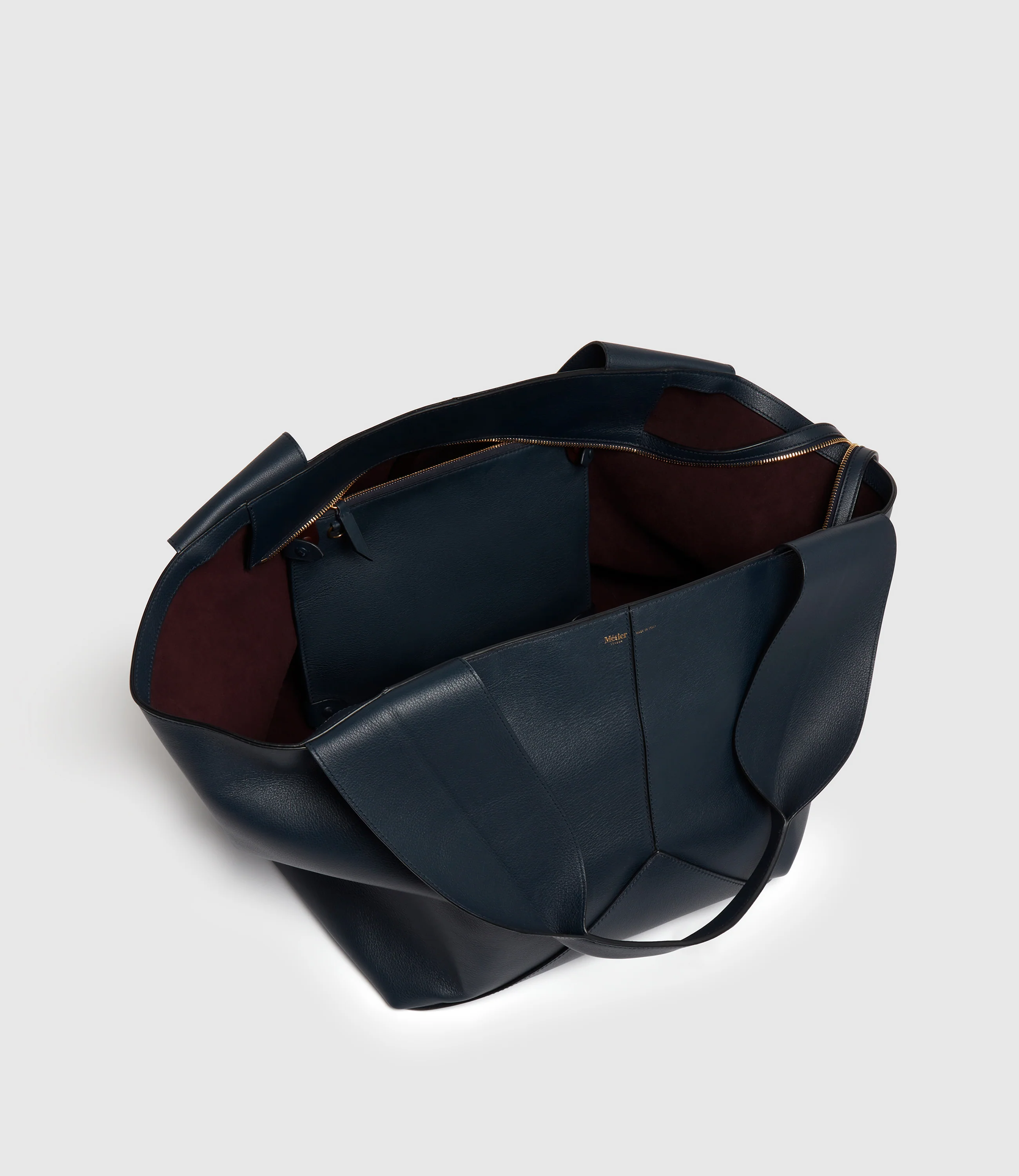 Market Weekend Smooth Calfskin Navy - Image 3