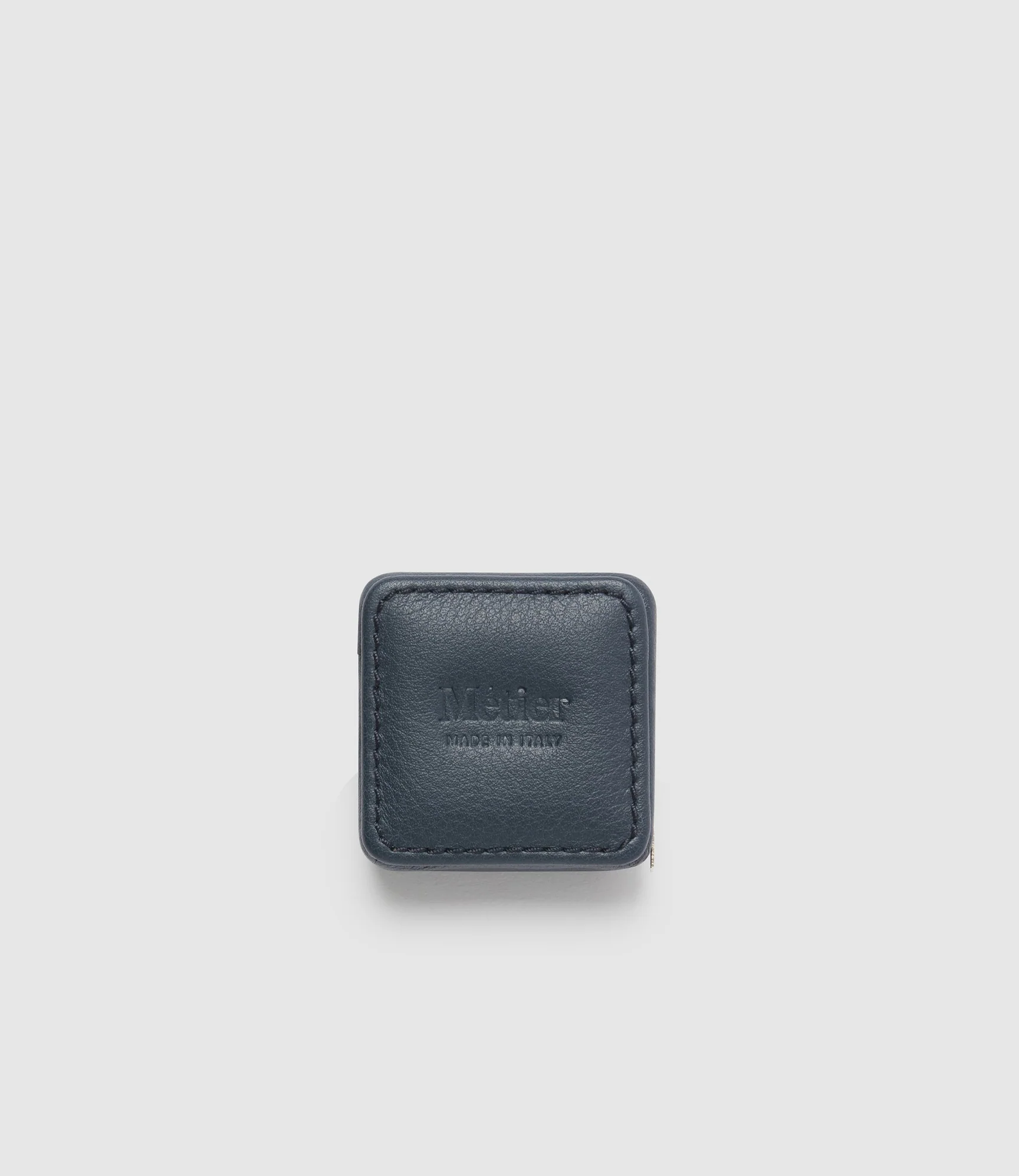 Measuring Tape Smooth Calfskin Navy