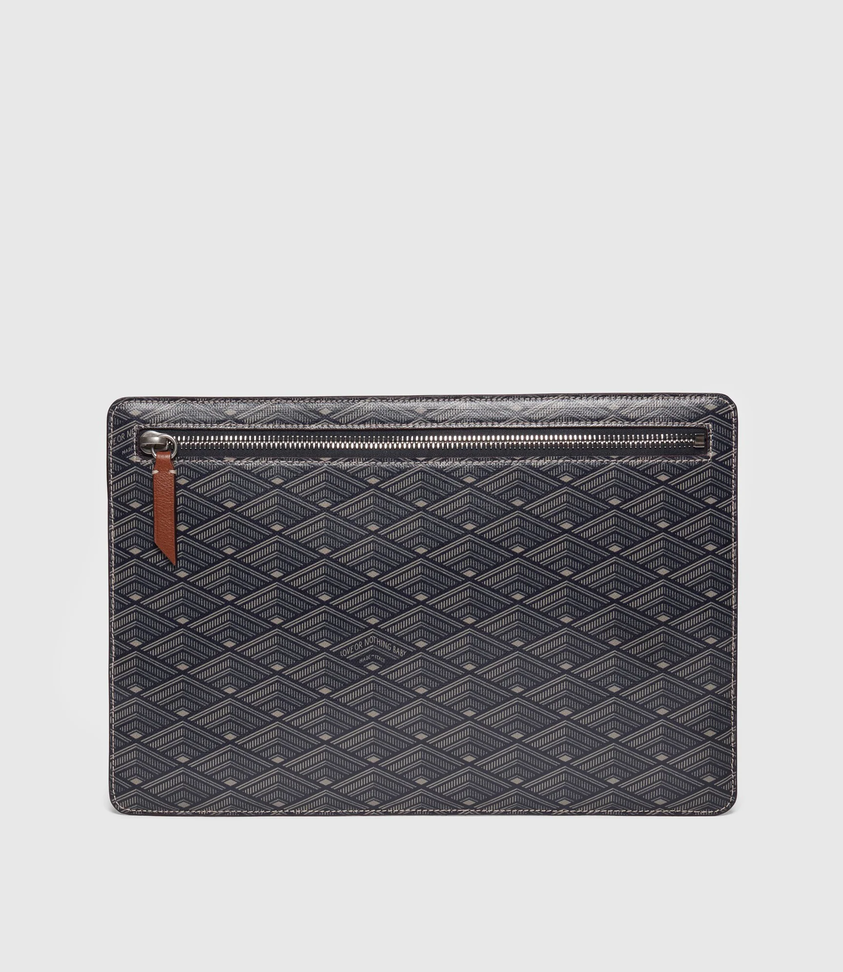 Medium Currency Wallet Signature Canvas Navy and Light
