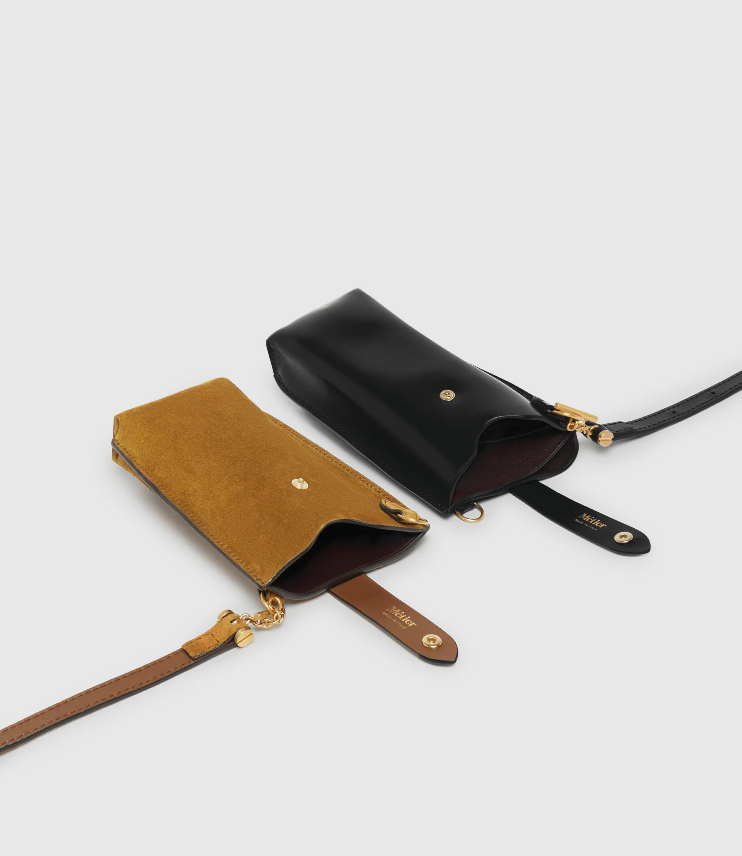Minimalist Double Glossy Calfskin Black - Image 4