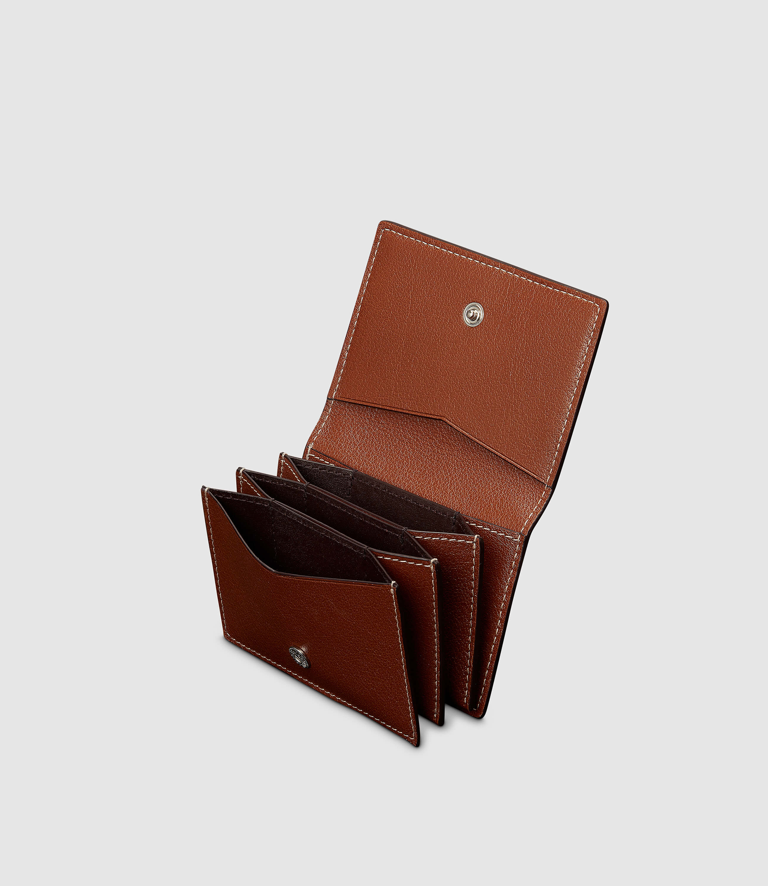 Business Card Holder Buffalo Cognac - Image 3