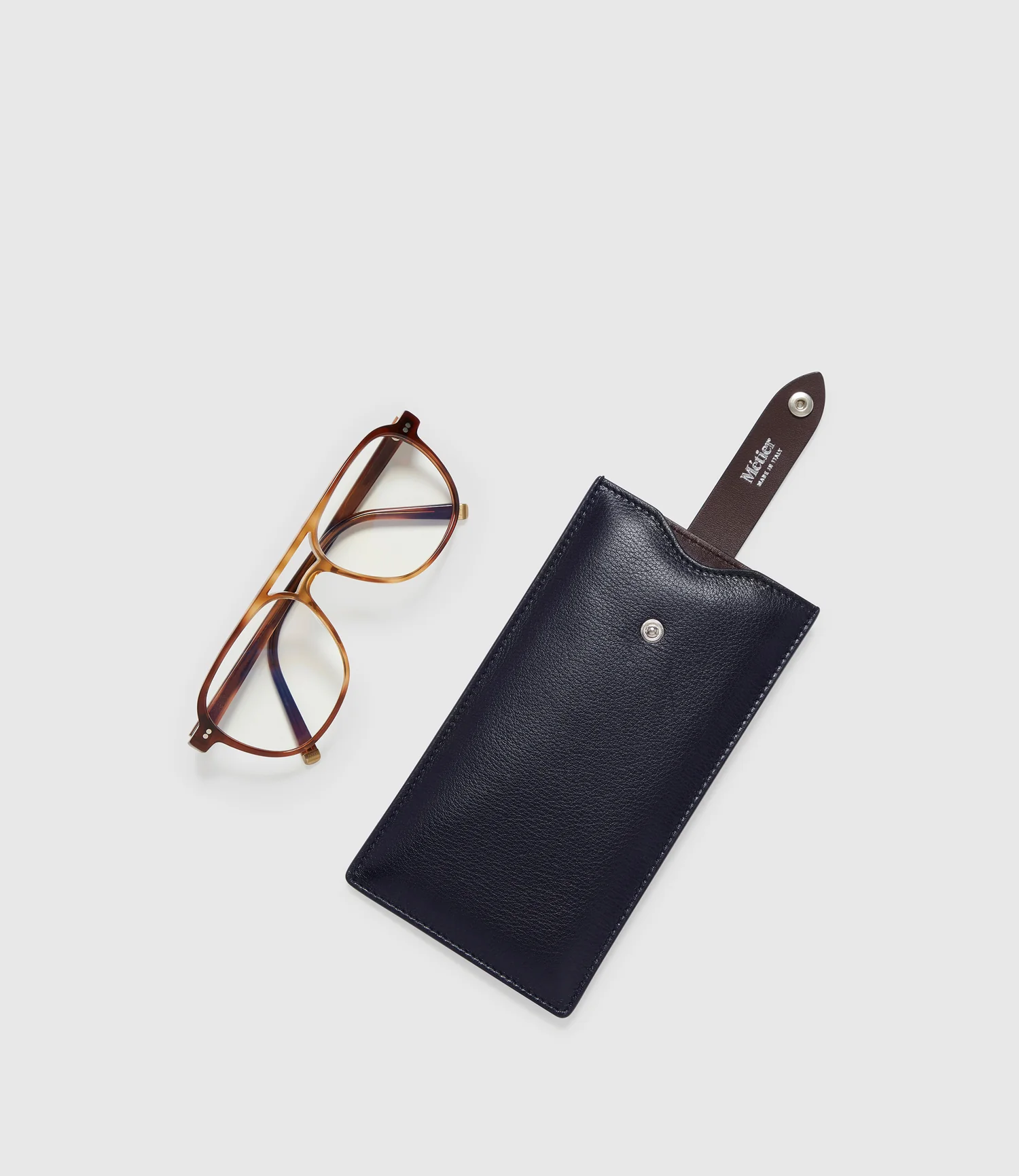 Padded Glasses Case Buffalo Deep Navy - Image 3