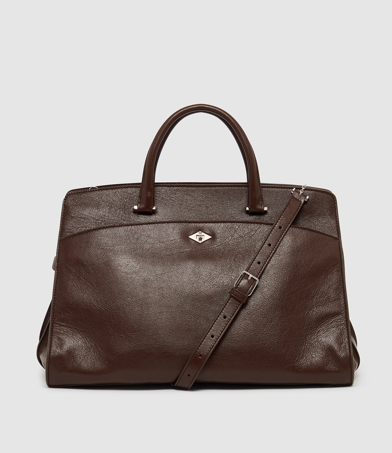 Private Eye Large Elvis Walnut with Silver Hardware