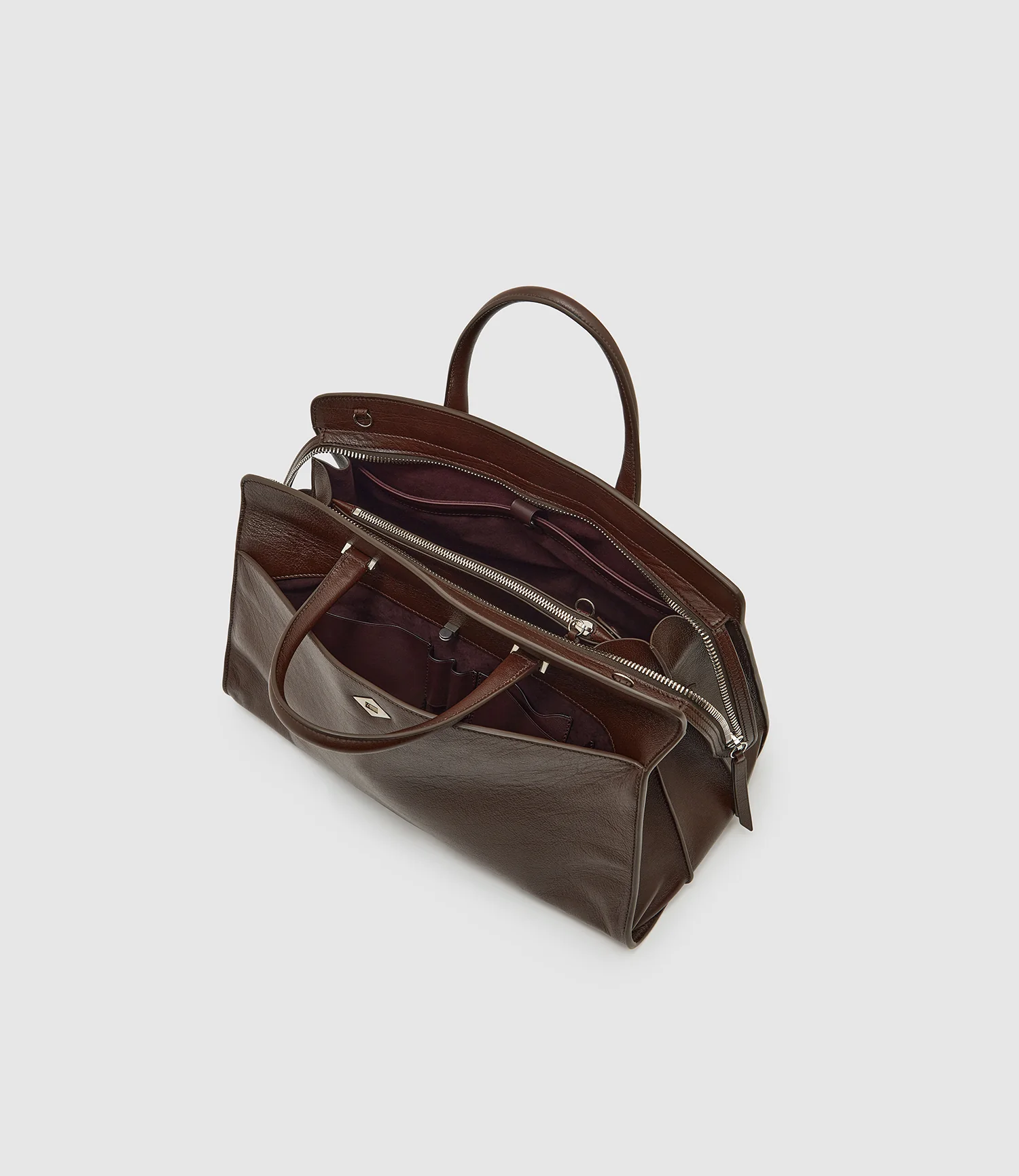 Private Eye Large Elvis Walnut with Silver Hardware - Image 3
