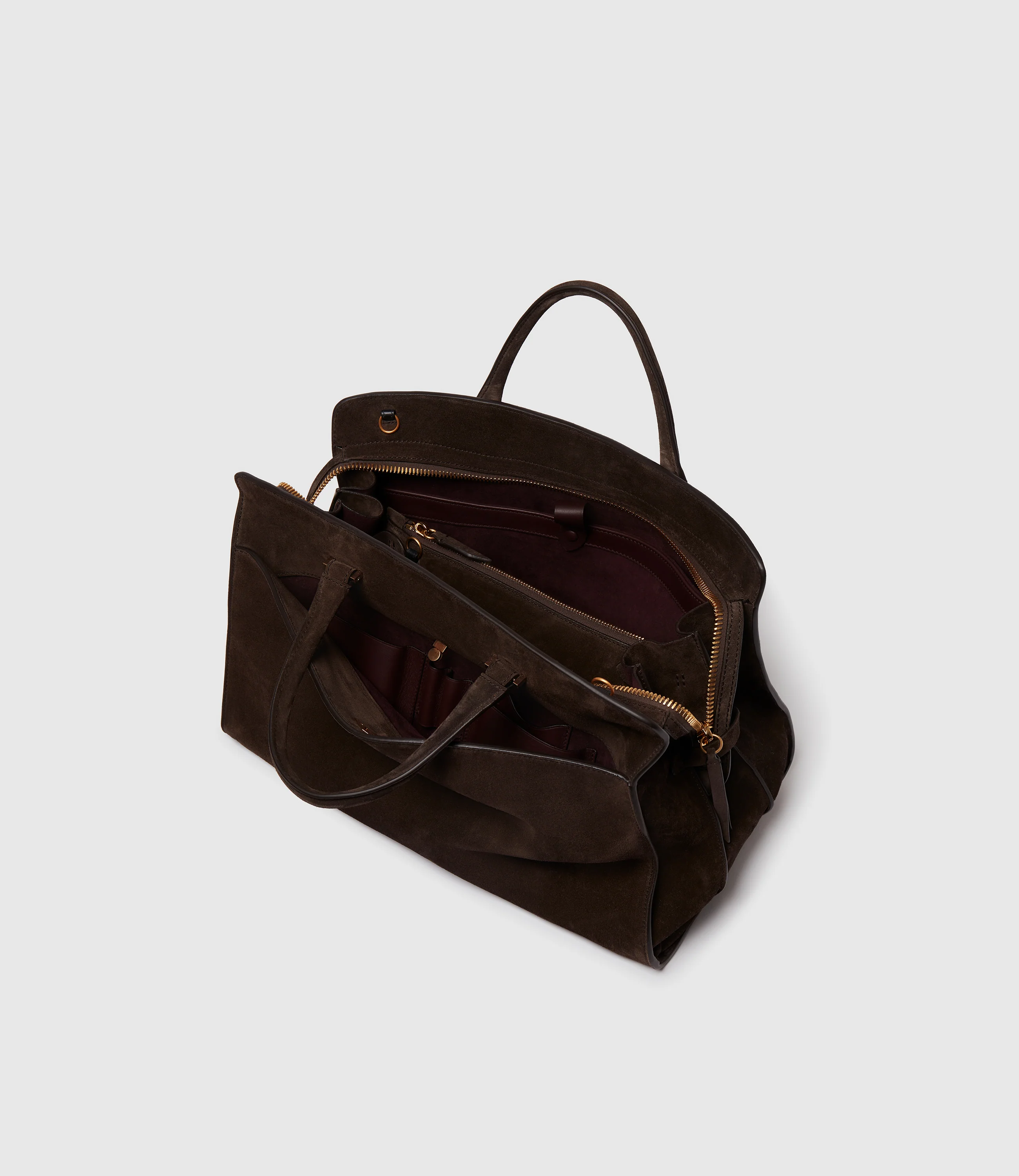 Private Eye Large Suede Chocolate - Image 3
