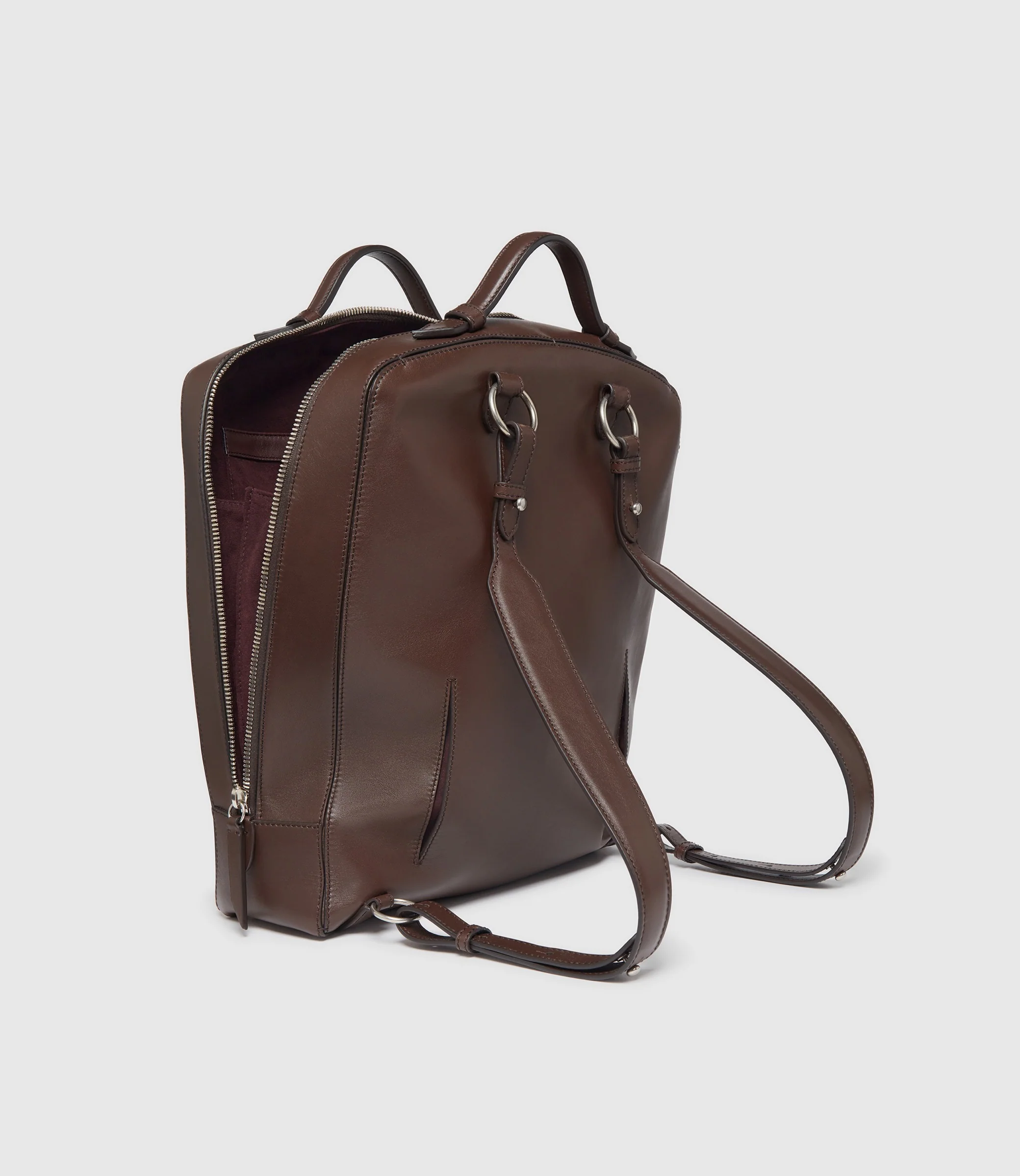 Rider Backpack Rodeo Calfskin Maduro Brown - Image 3