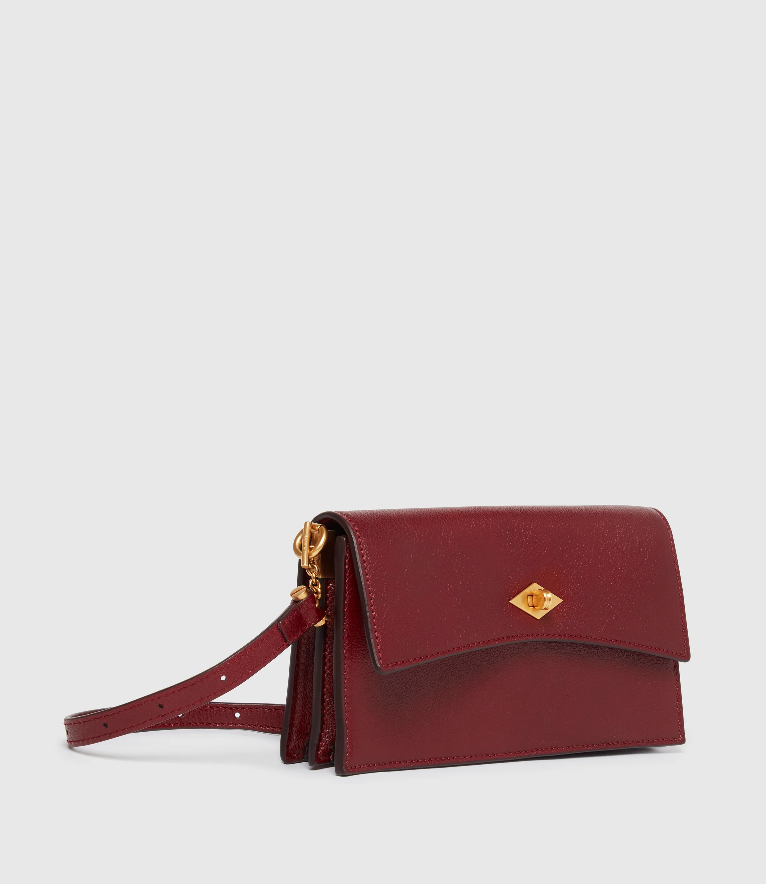 Roma Mini Clutch Buffalo Dark Cherry - Image 2