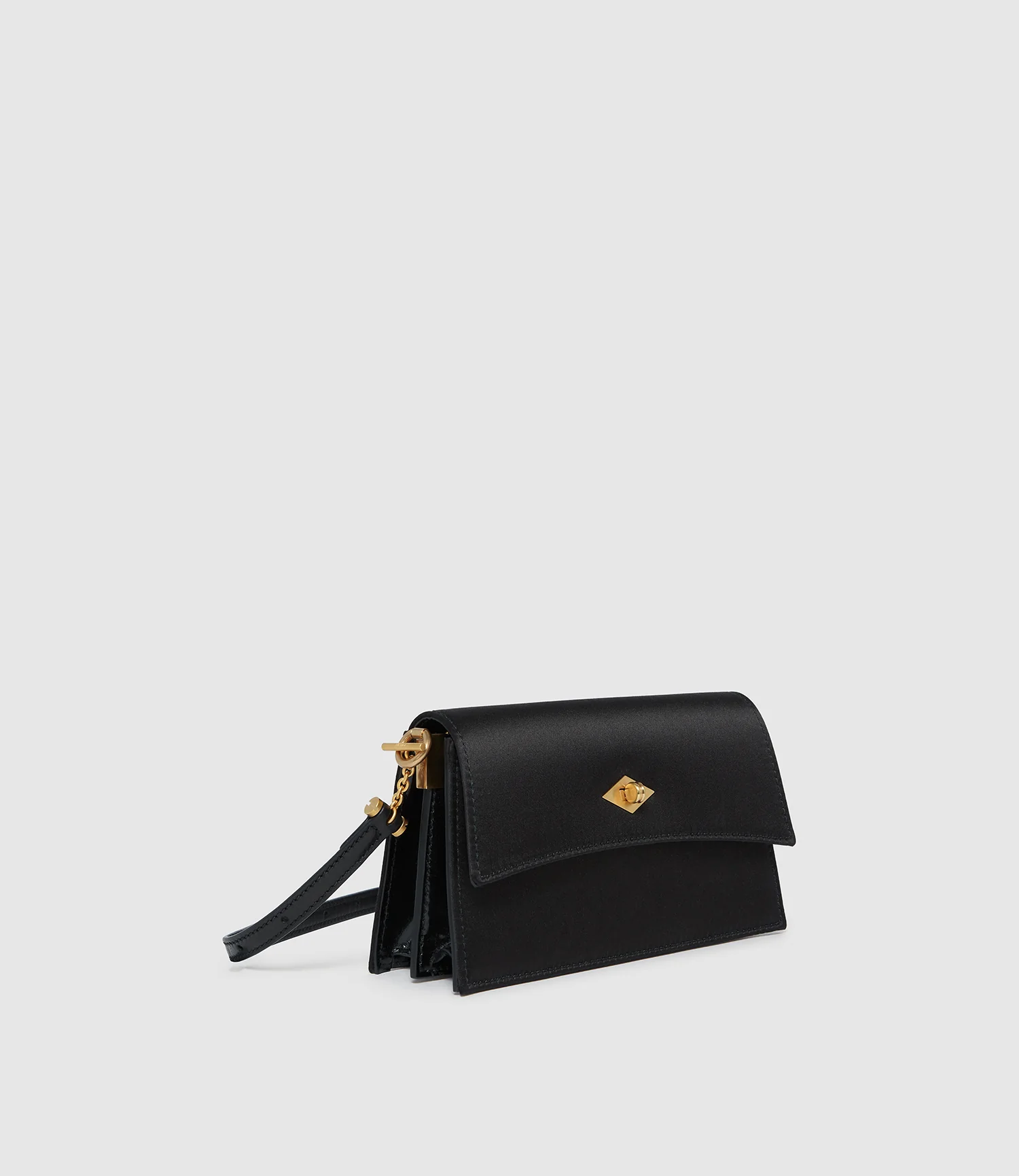 Roma Mini Silk Satin Black - Image 3