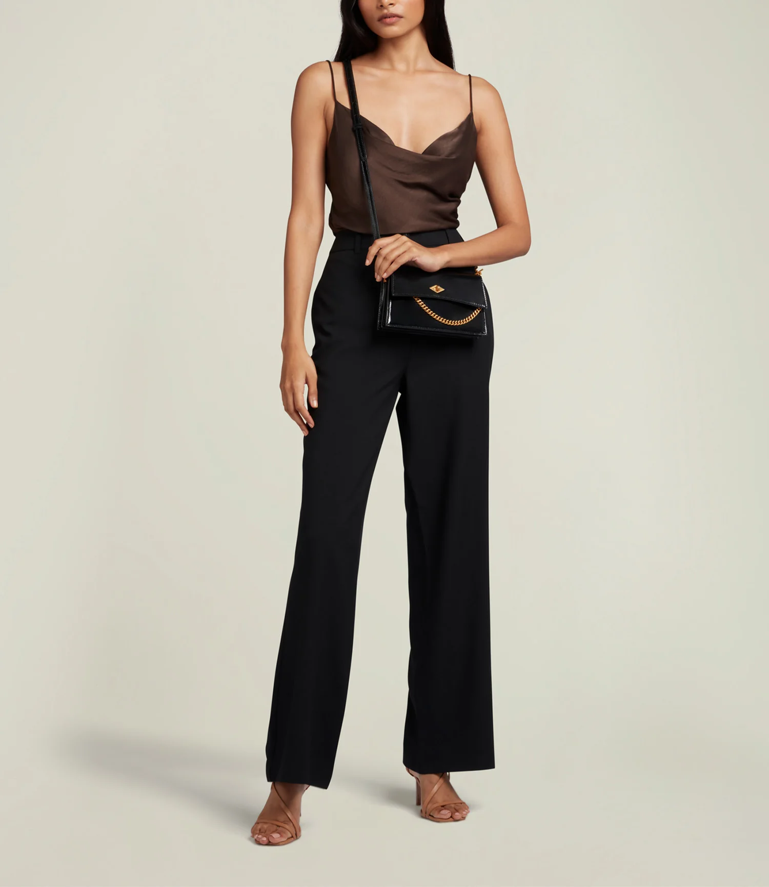 Roma Mini Glossy Calfskin Black - Image 5