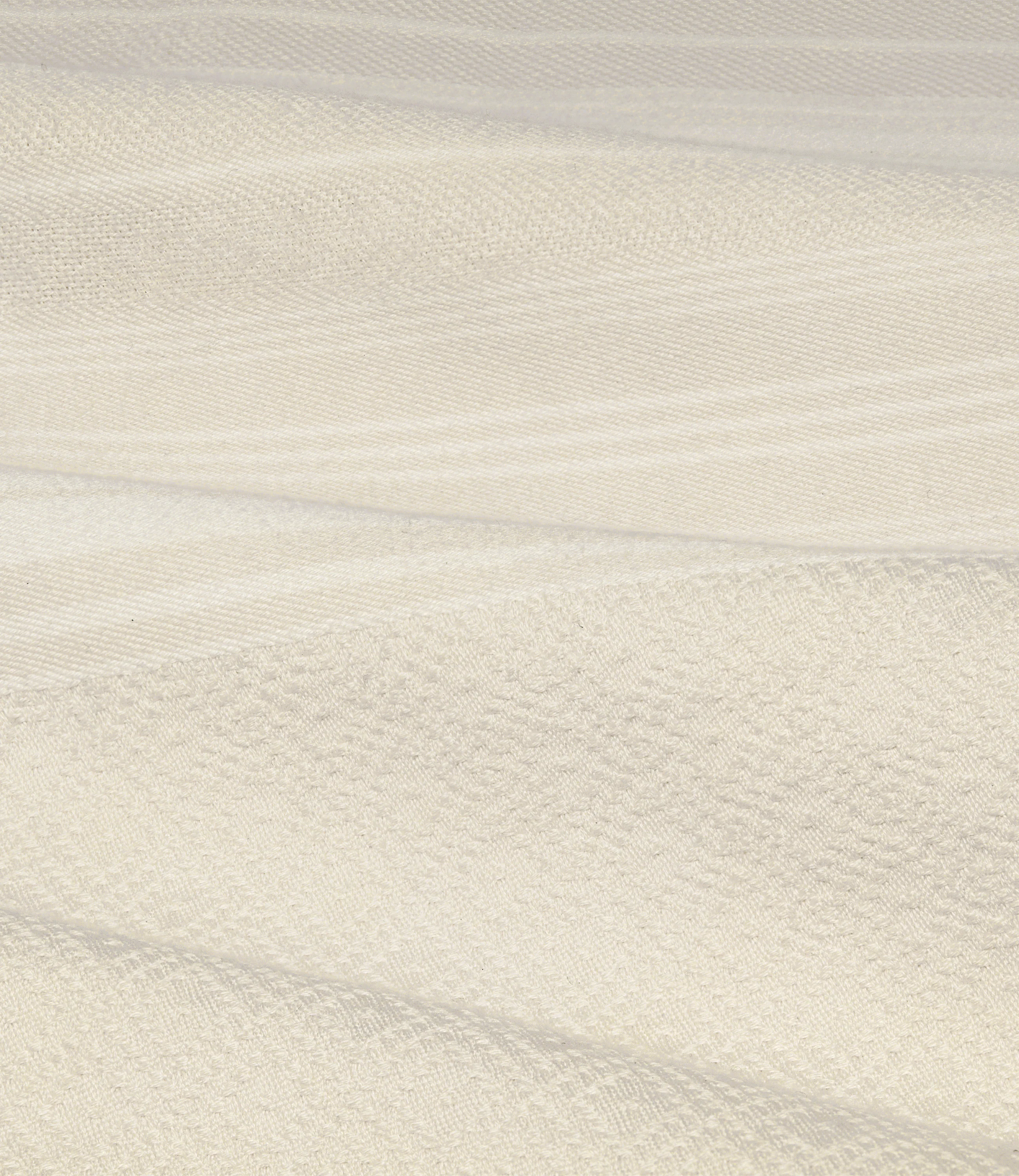 Small Beach Blanket Sustainable Cotton Moroccan Jacquard and Natural - Image 2