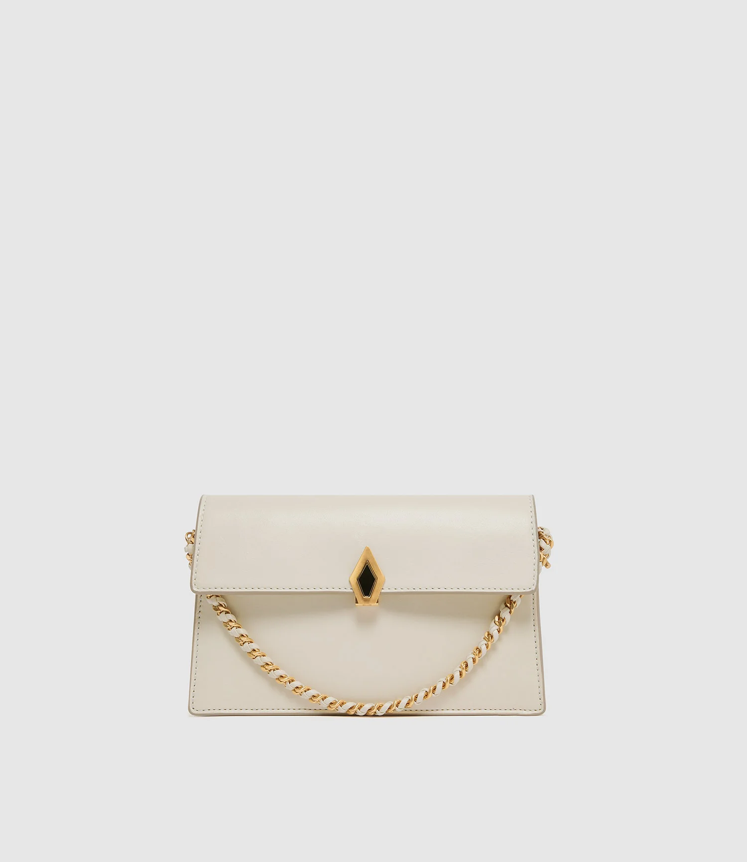 Small Chain Strap Buttery Nappa Crème with Gold Hardware - Image 3