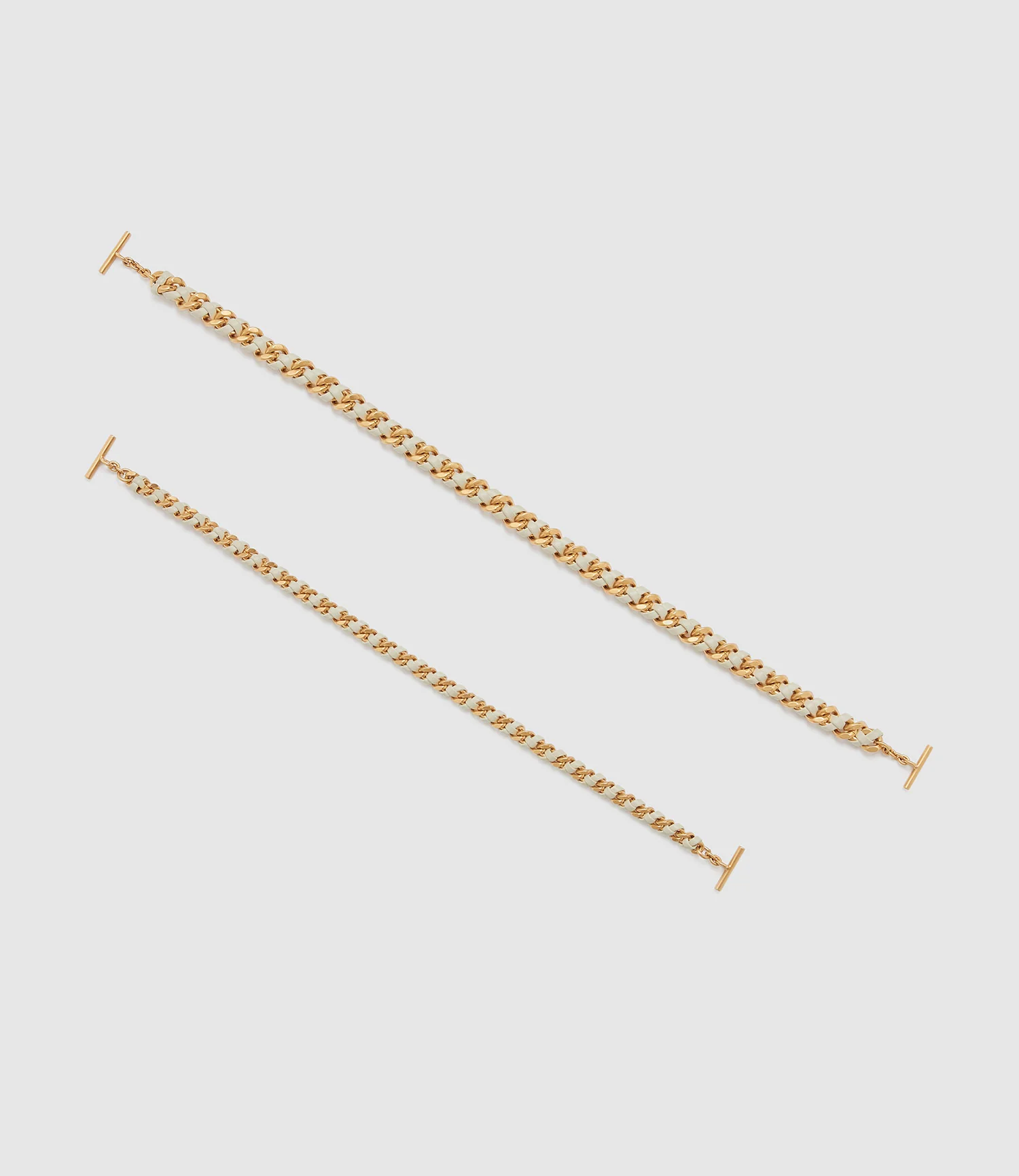 Small Chain Strap Buttery Nappa Crème with Gold Hardware - Image 5