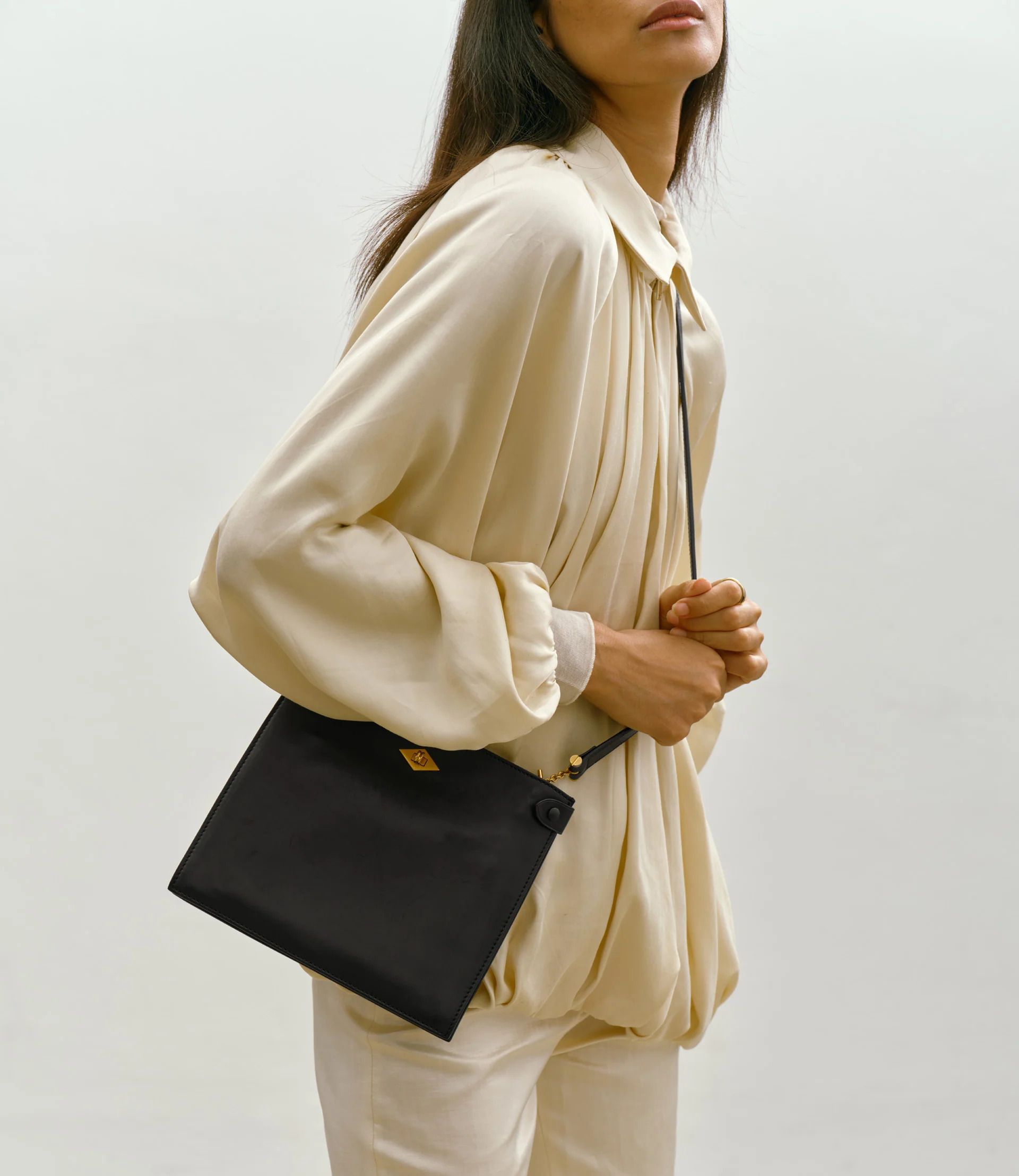 Stowaway Crossbody Atelier Calfskin Black - Image 5