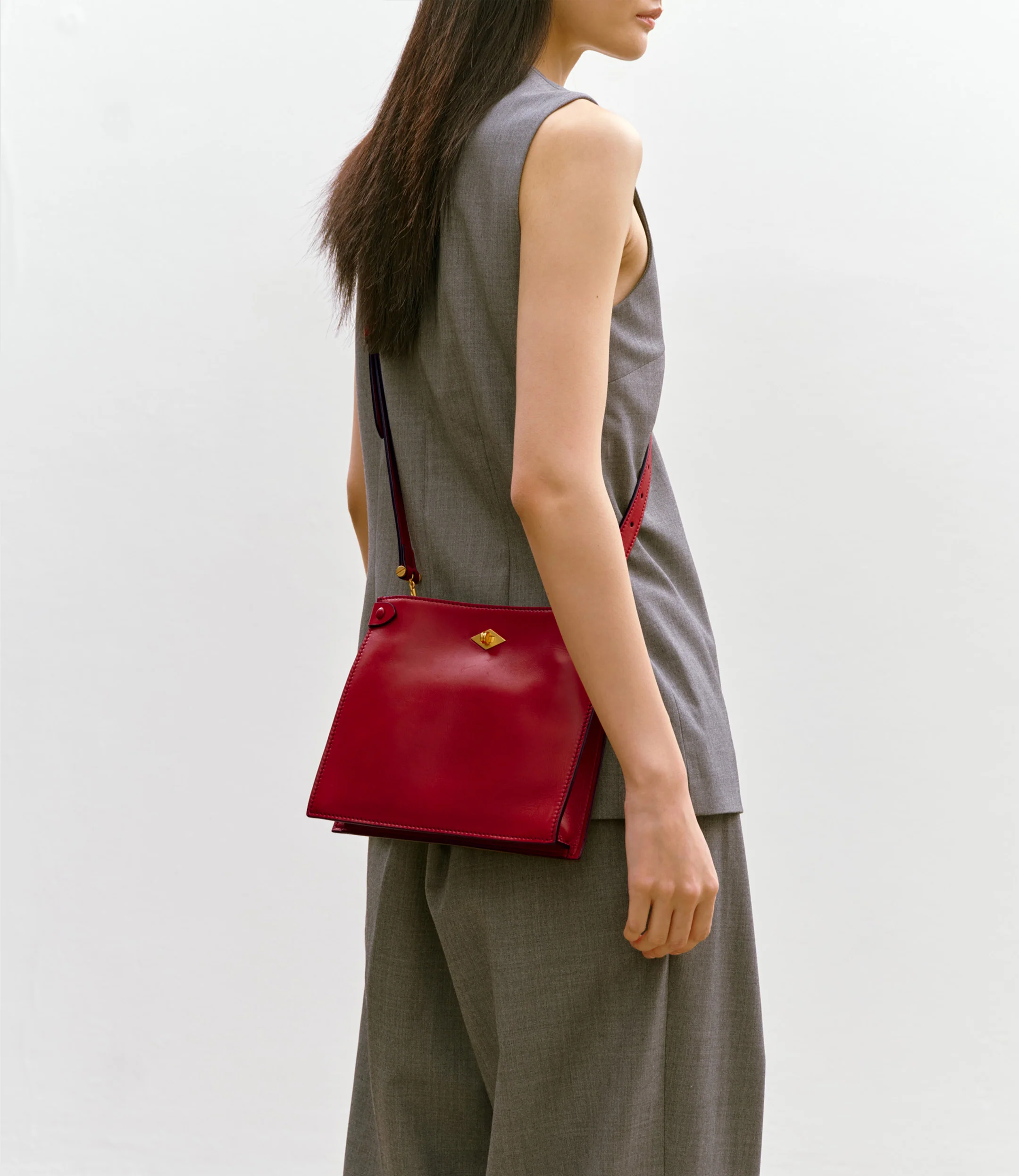 Stowaway Crossbody Buttery Nappa Pomodoro - Image 2