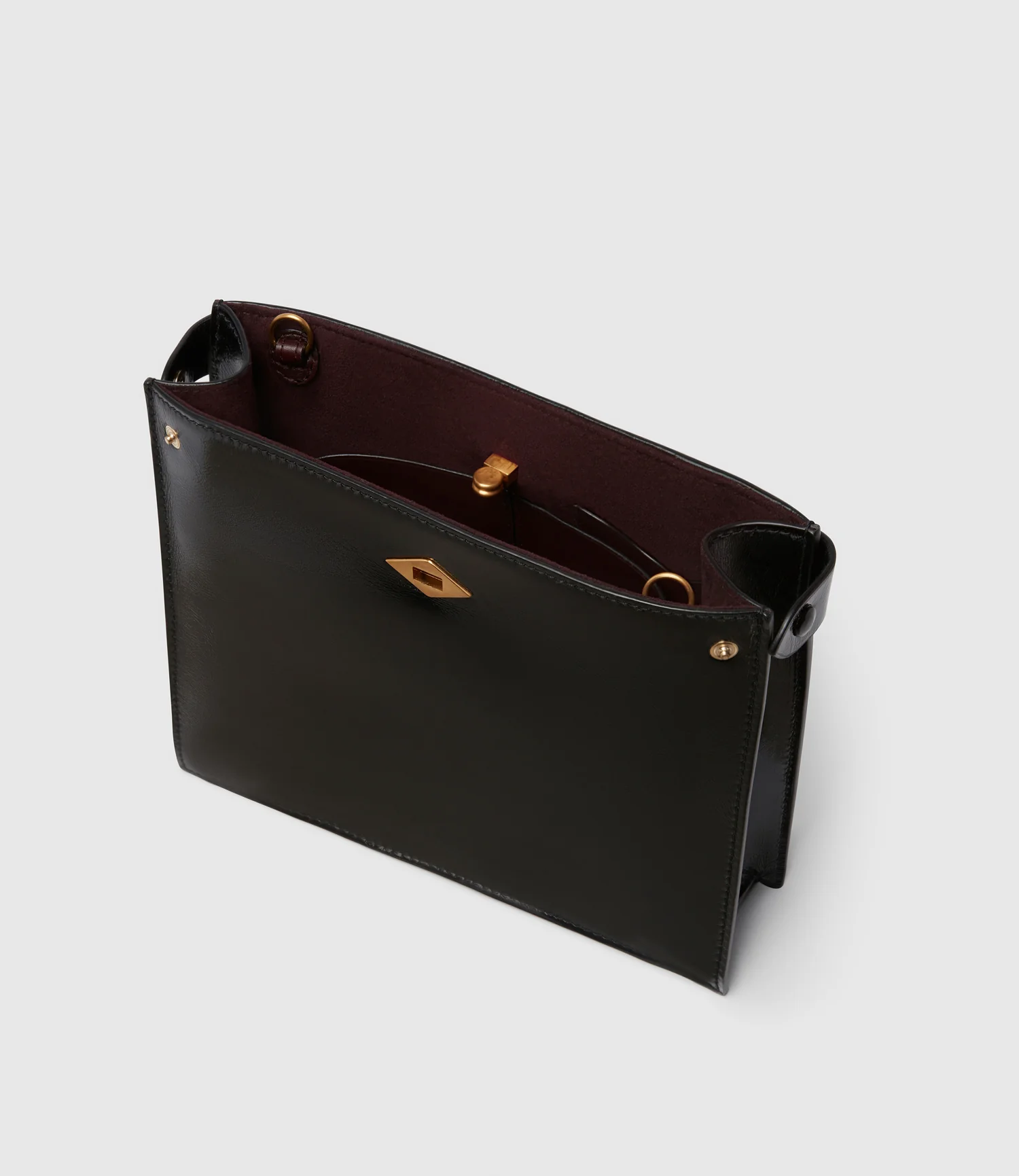 Stowaway Glossy Calfskin Black - Image 2