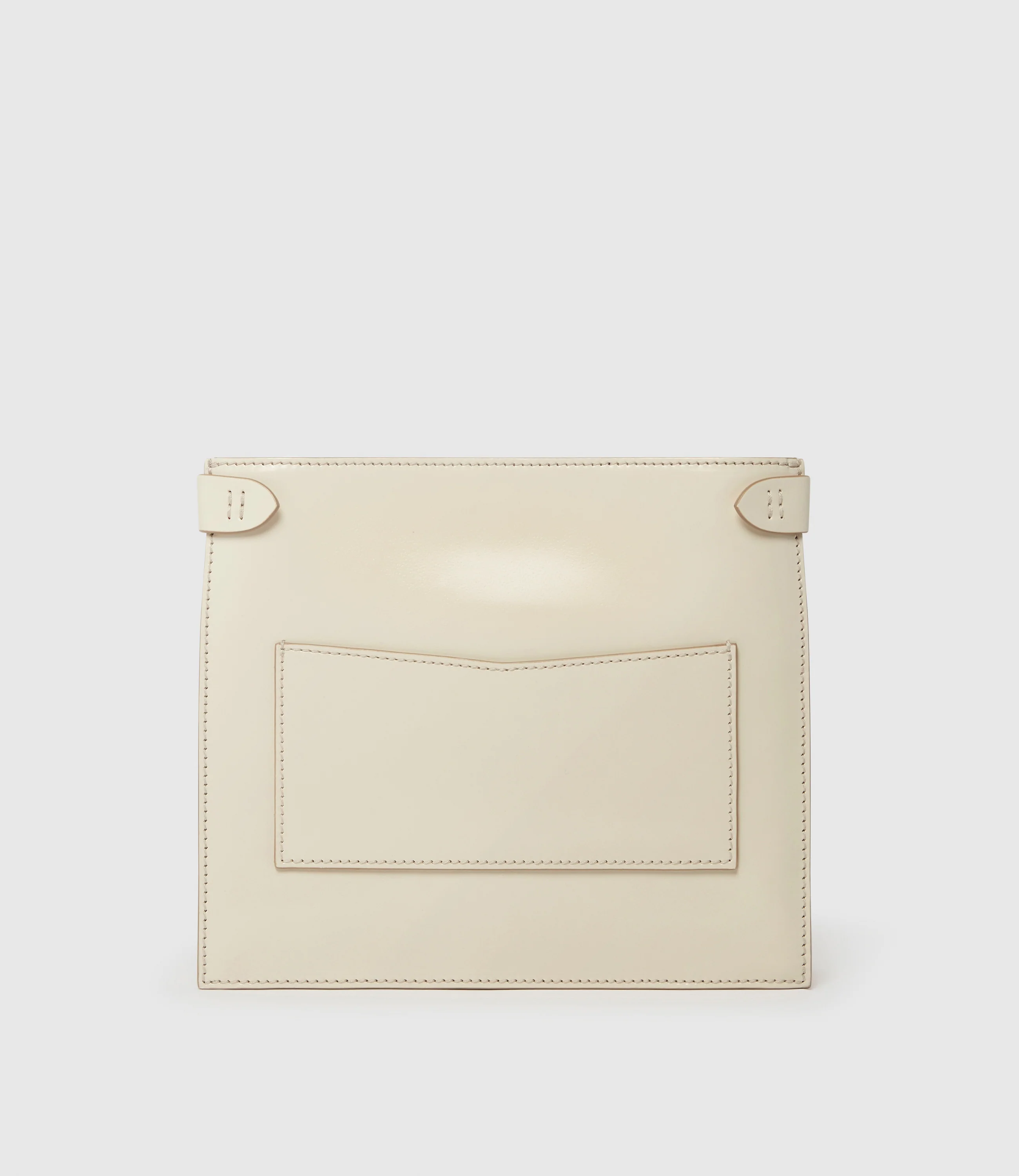 Stowaway Glossy Calfskin White Sand - Image 3