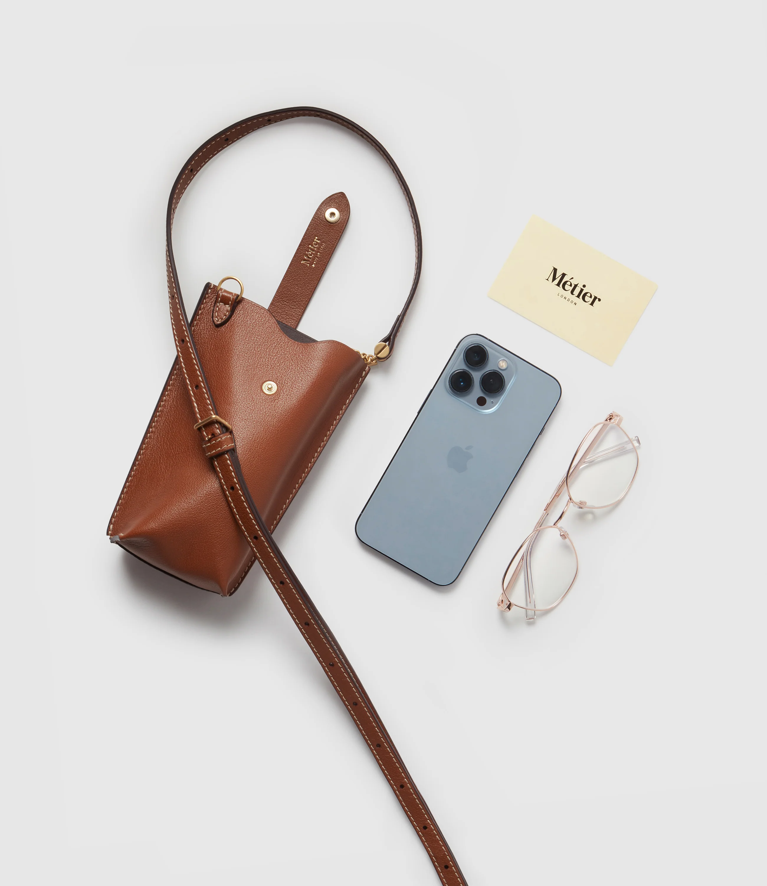 Minimalist Double Buffalo Cognac - Image 3