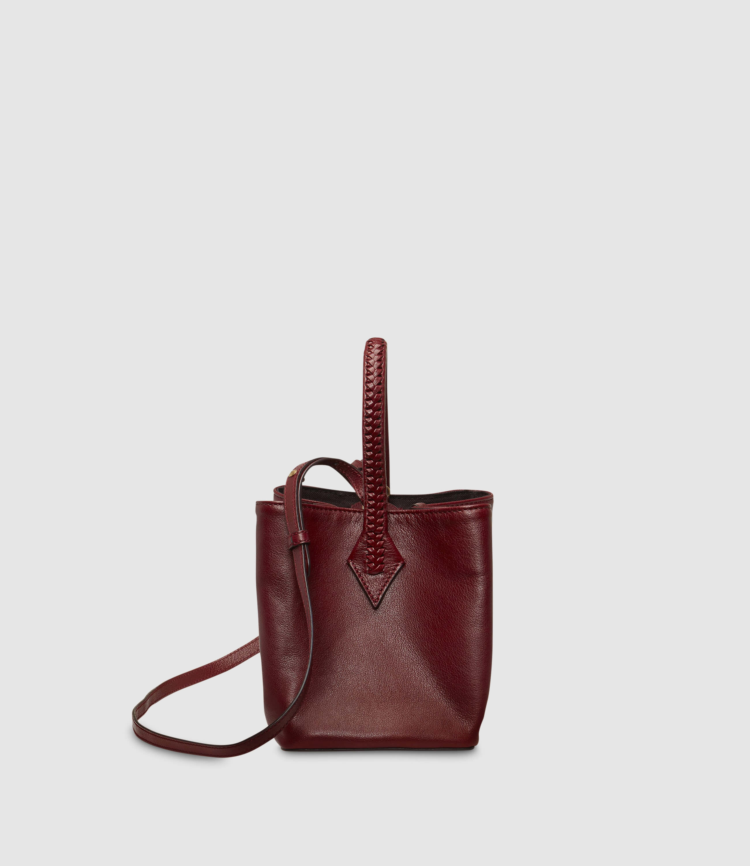 Vérité Mini Collapsible Tote Bag Buffalo Dark Cherry - Image 2