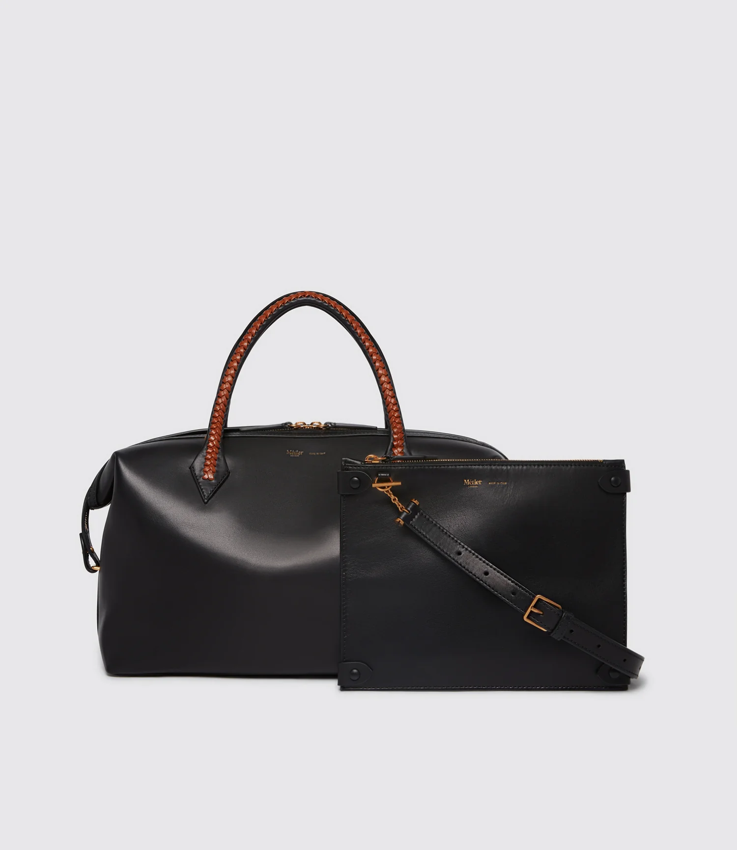 Vérité City Atelier Calfskin Black Cognac - Image 2