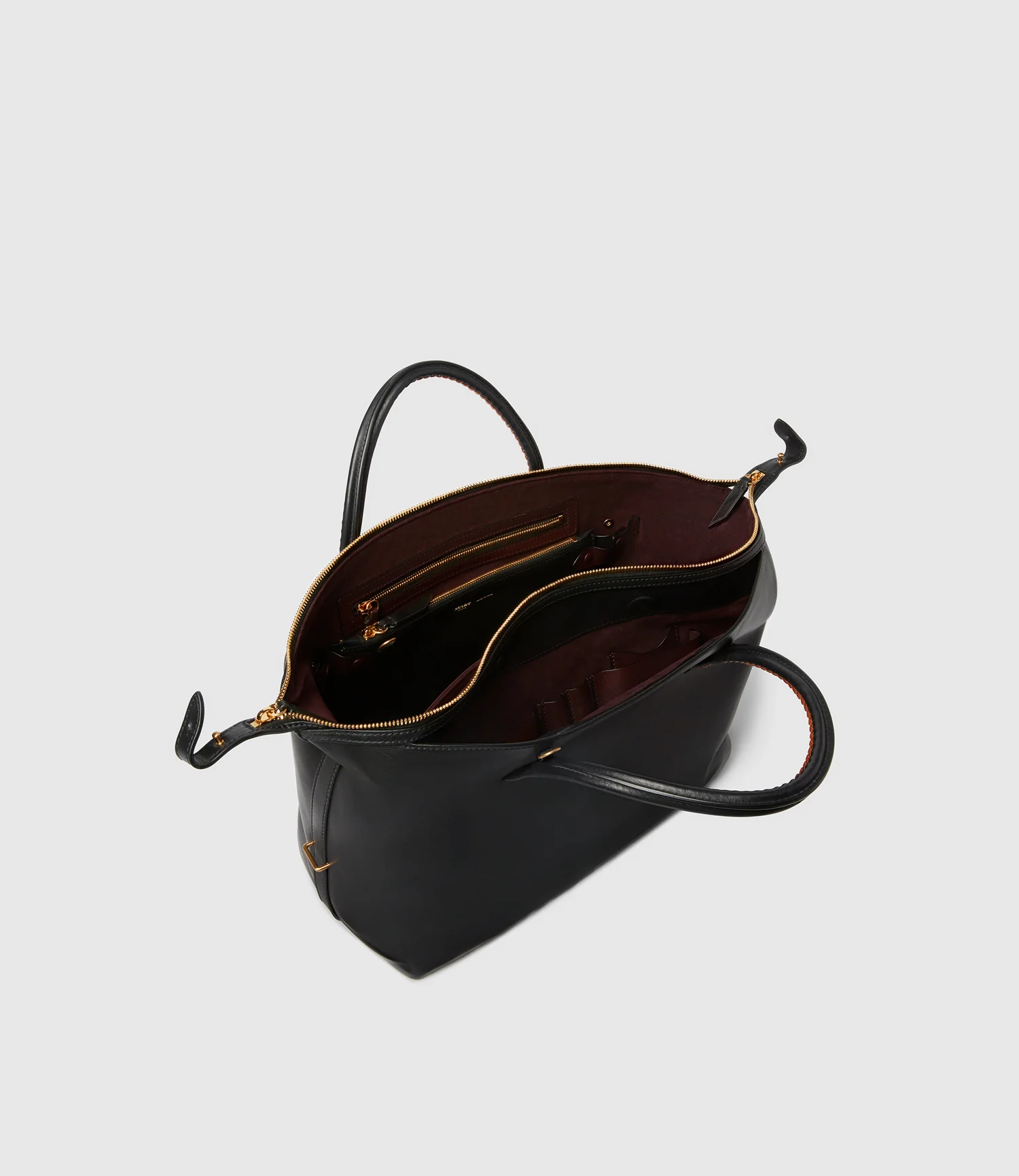 Vérité City Atelier Calfskin Black Cognac - Image 4